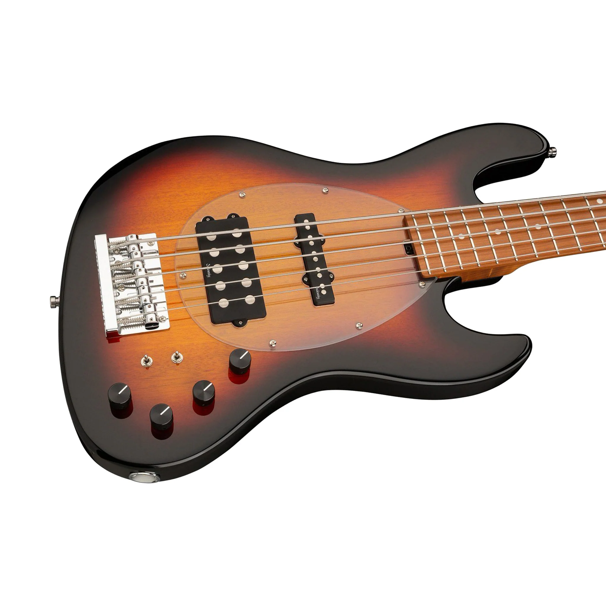 Sadowsky MetroExpress 21-Fret Vintage M/J 5-String Bass Guitar, Roasted Maple FB, Tobacco Sunburst - Image 5