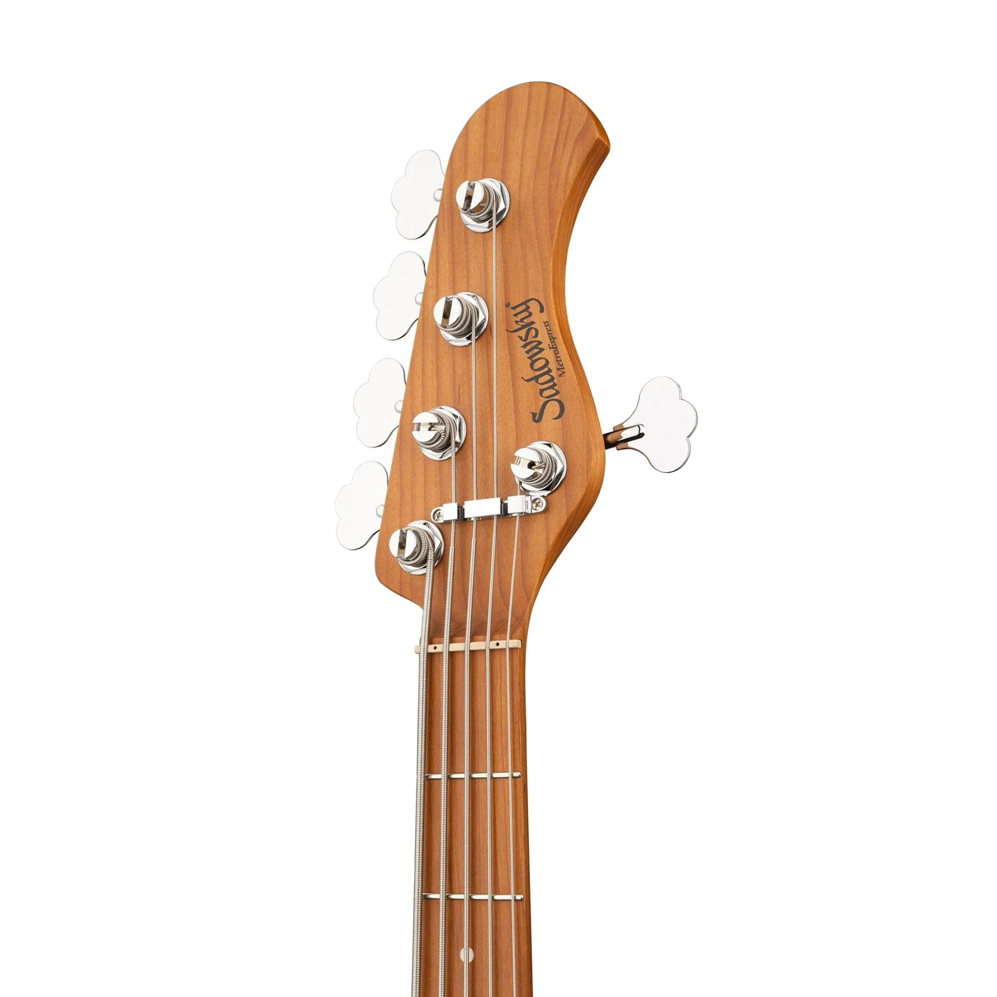 Sadowsky MetroExpress 21-Fret Vintage M/J 5-String Bass Guitar, Roasted Maple FB, Tobacco Sunburst - Image 6