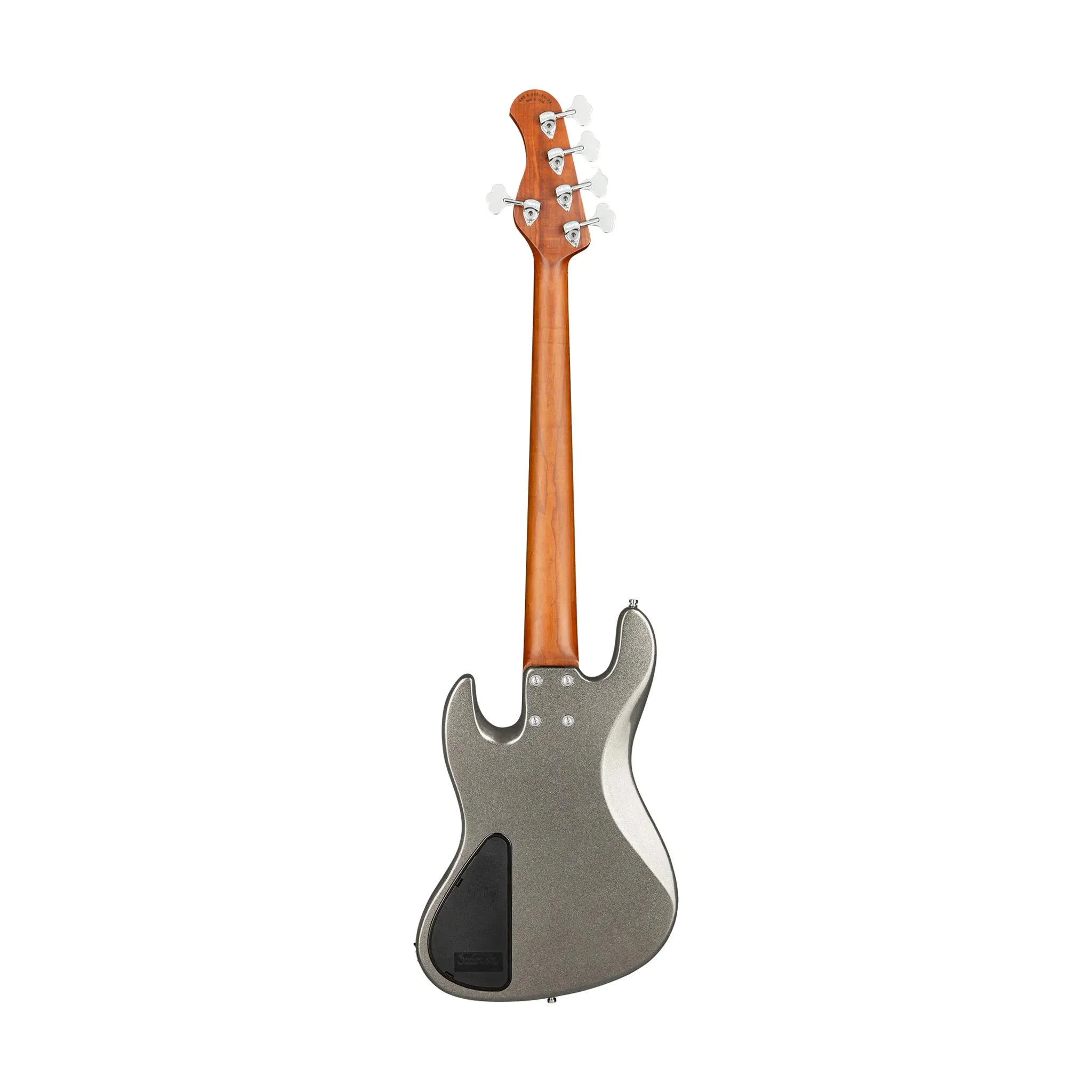 Sadowsky MetroExpress 21Fret Vintage JJ 5-String Bass Guitar, Morado FB, Silver Metallic High Polish - Image 2