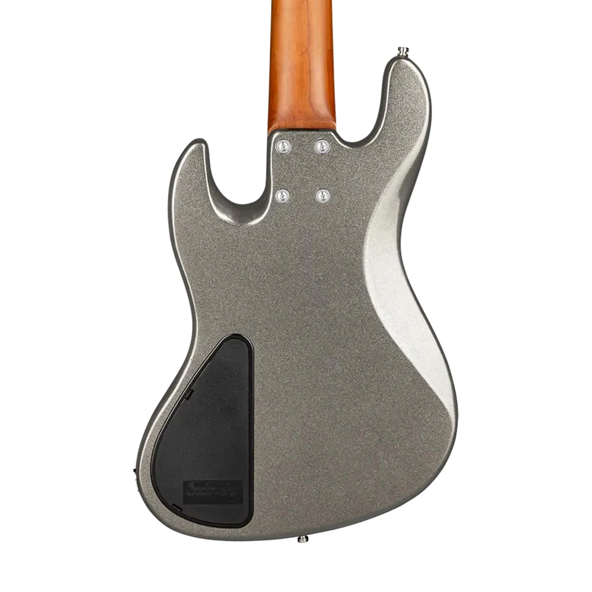 Sadowsky MetroExpress 21Fret Vintage JJ 5-String Bass Guitar, Morado FB, Silver Metallic High Polish - Image 4