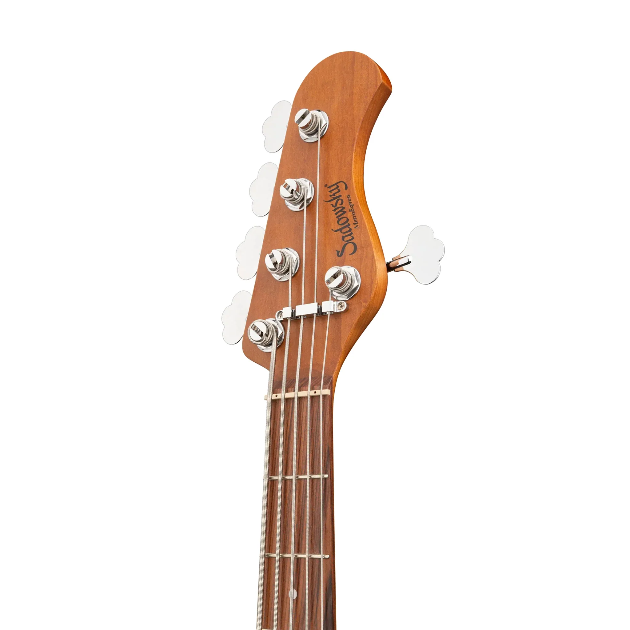 Sadowsky MetroExpress 21Fret Vintage JJ 5-String Bass Guitar, Morado FB, Silver Metallic High Polish - Image 6