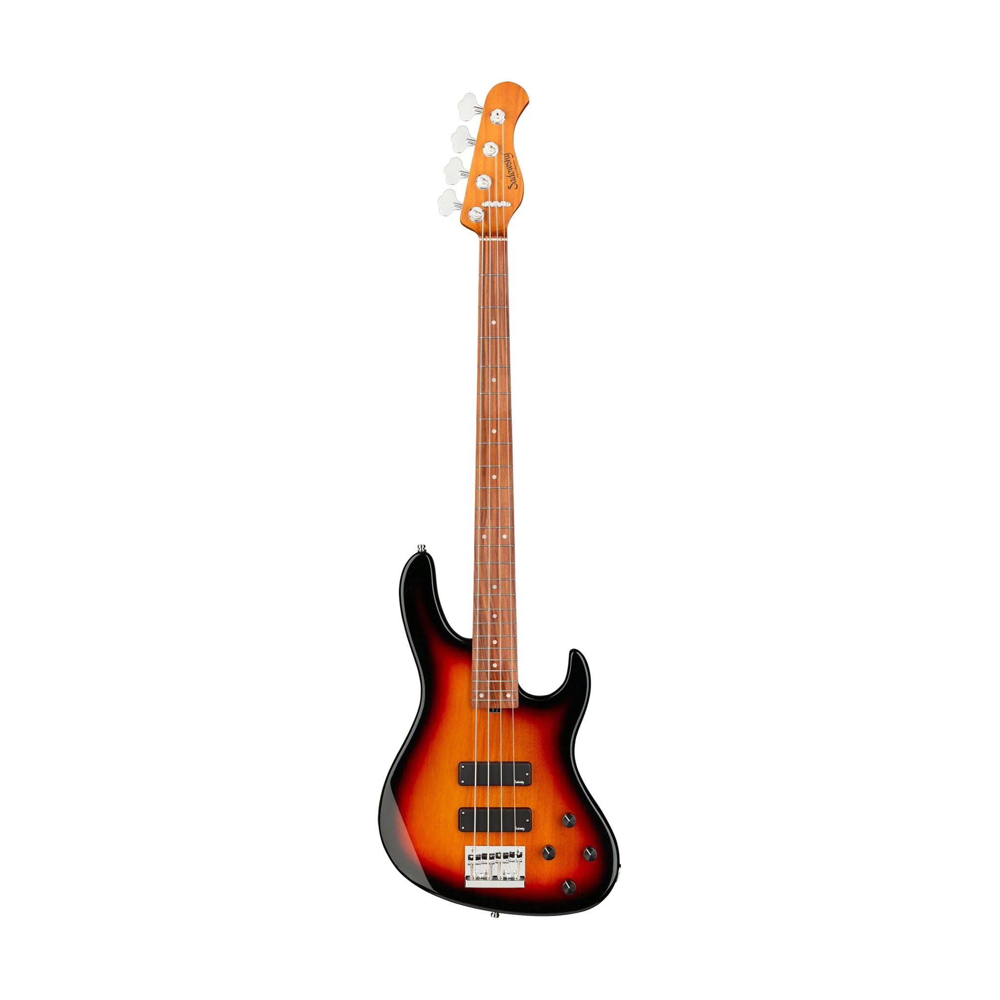 Sadowsky MetroExpress 24-Fret Modern 4-String Bass Guitar, Morado FB, Tobacco Sunburst Transparent