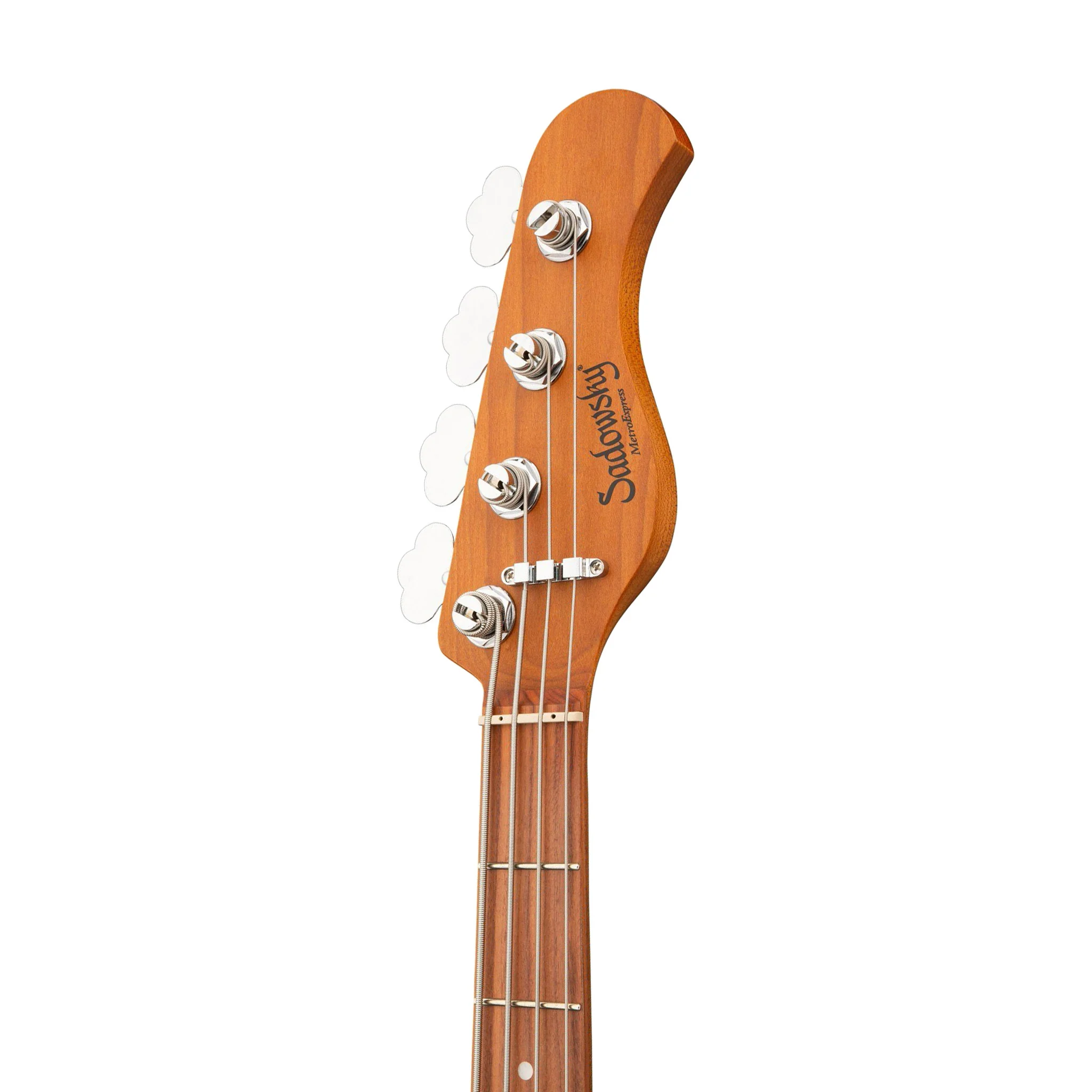 Sadowsky MetroExpress 24-Fret Modern 4-String Bass Guitar, Morado FB, Tobacco Sunburst Transparent - Image 6