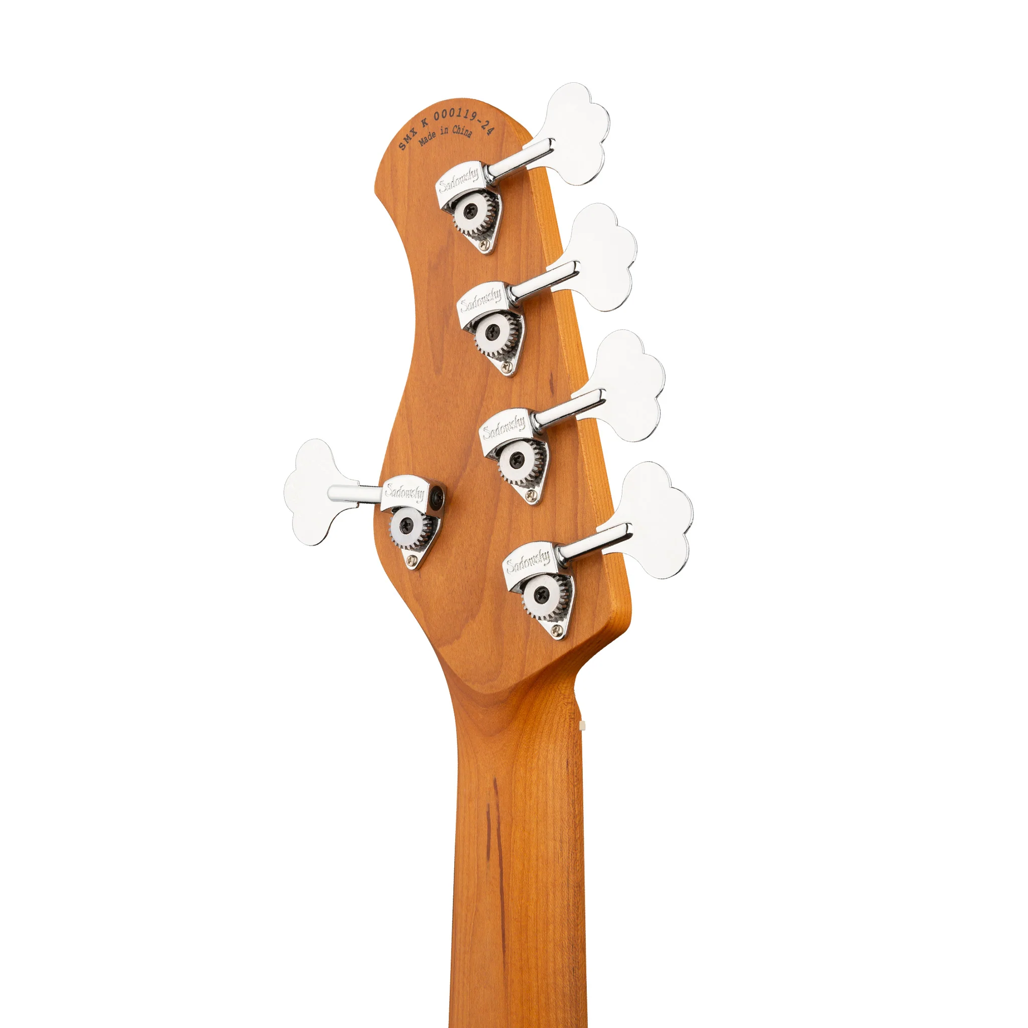 Sadowsky MetroExpress 24-Fret Modern 5-String Bass, Roasted Maple FB, Solid Black High Polish - Image 7