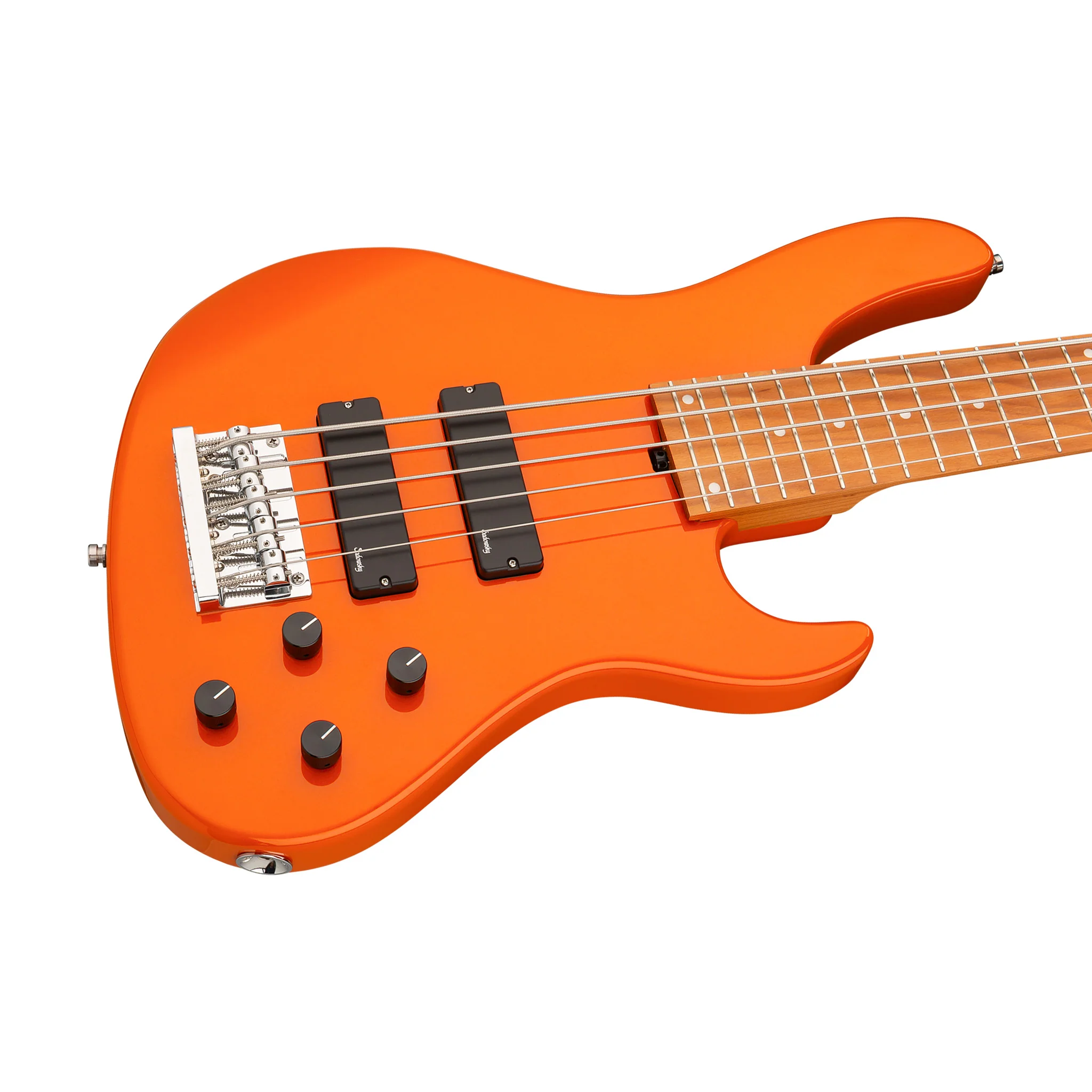 Sadowsky MetroExpress 24-Fret Modern 5-String Bass, Solid Candy Apple Orange Metallic High Polish - Image 5