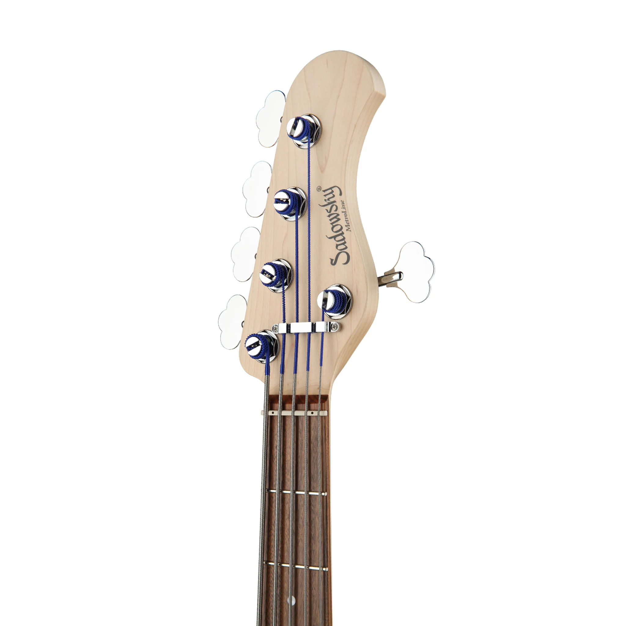 Sadowsky MetroLine 24-Fret Modern 5-String Bass Guitar, Morado FB, Almond Sunburst Transparent Satin - Image 5