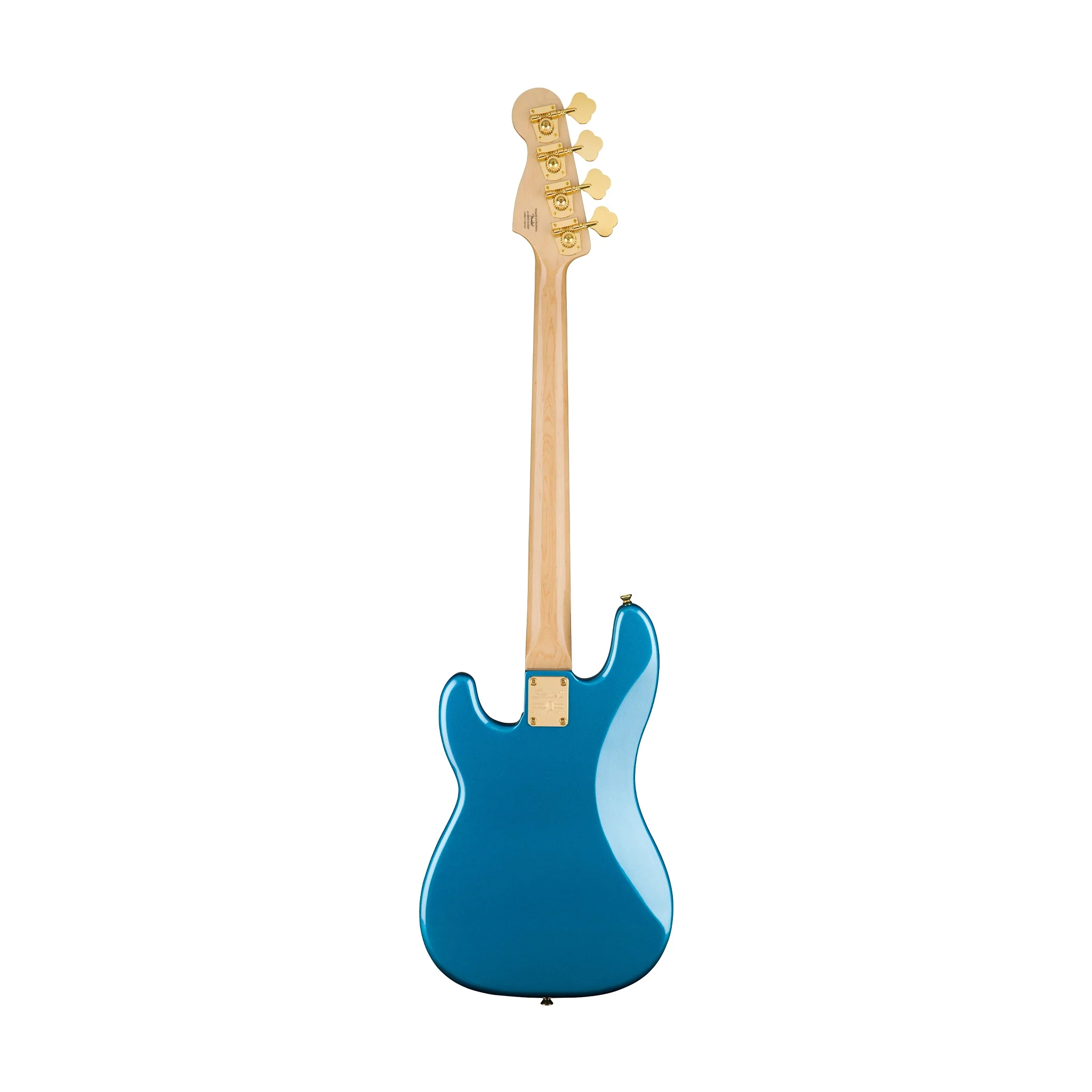 Squier 40th Anniversary Gold Edition Precision Bass Guitar, Lake Placid Blue - Image 2