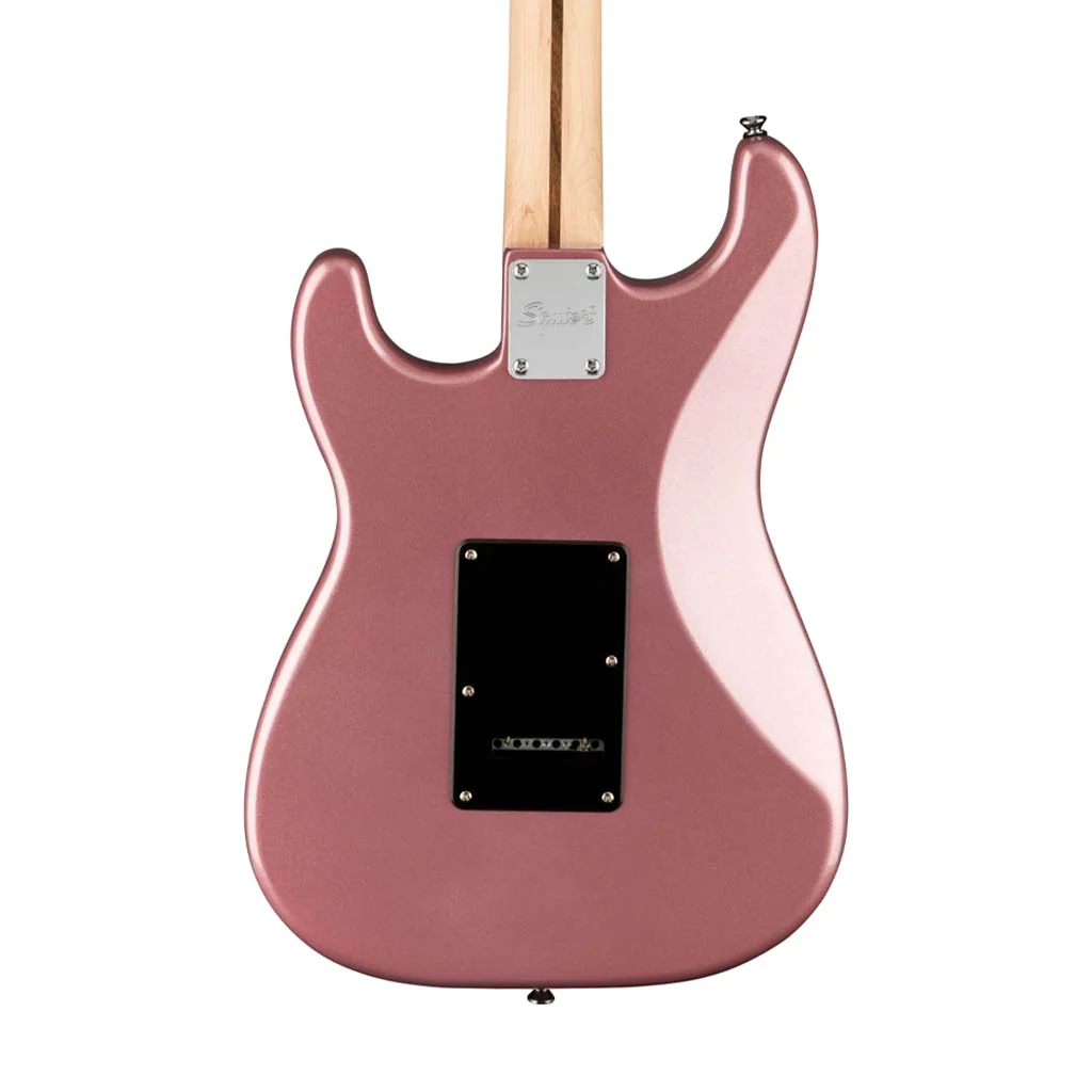 Squier Affinity Series HH Stratocaster Electric Guitar, Laurel FB, Burgundy Mist - Image 4