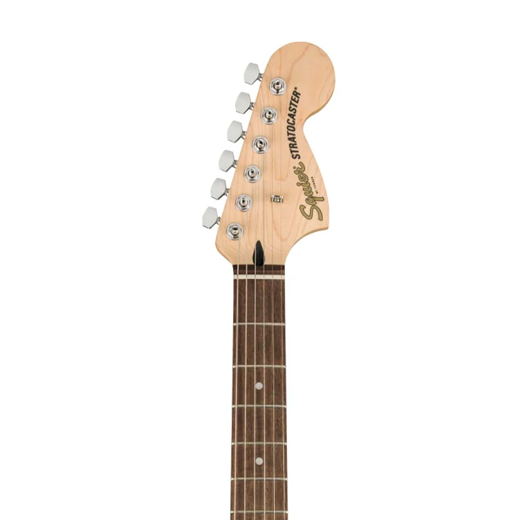 Squier Affinity Series HH Stratocaster Electric Guitar, Laurel FB, Charcoal Frost Metallic - Image 6