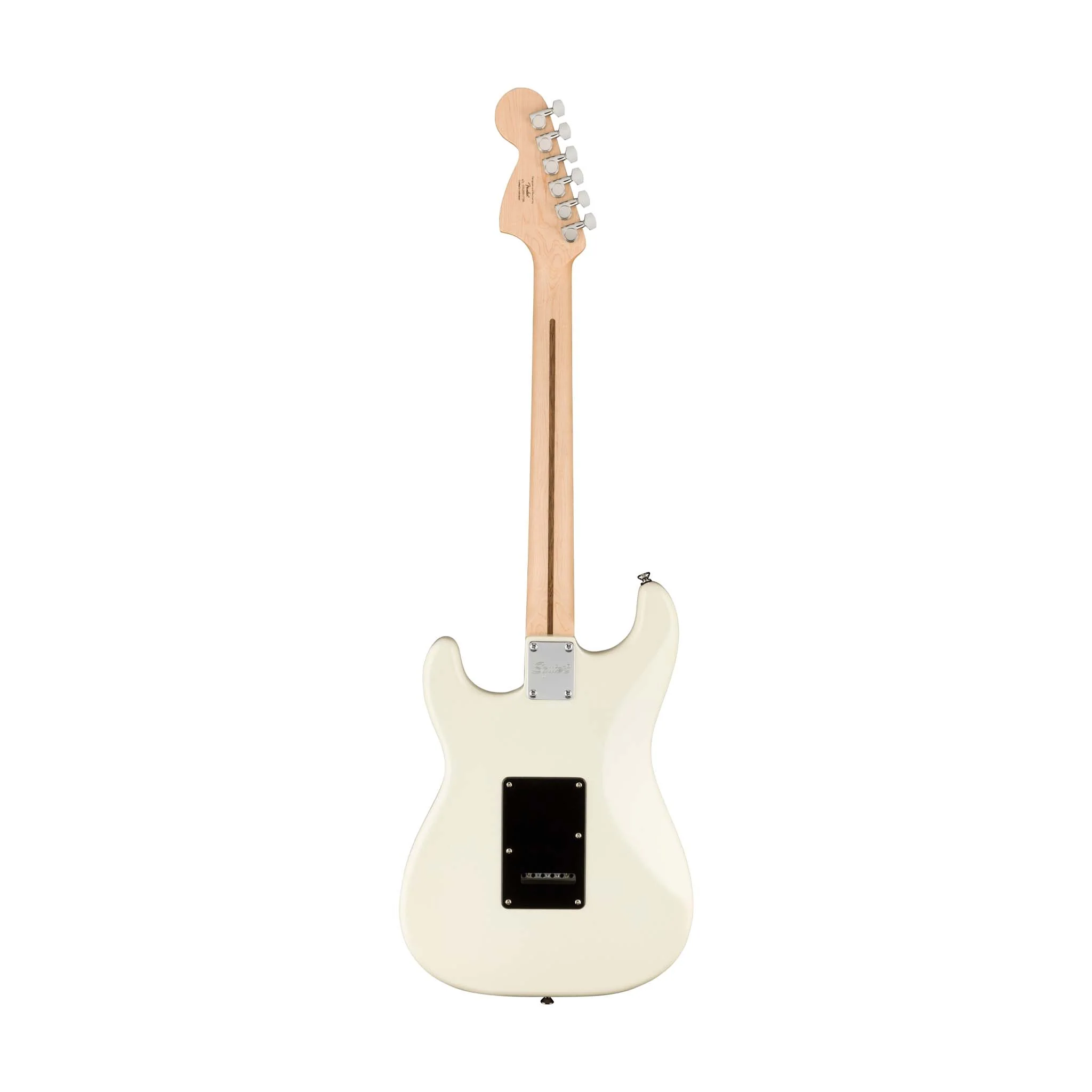 Squier Affinity Series HH Stratocaster Electric Guitar, Laurel FB, Olympic White - Image 2