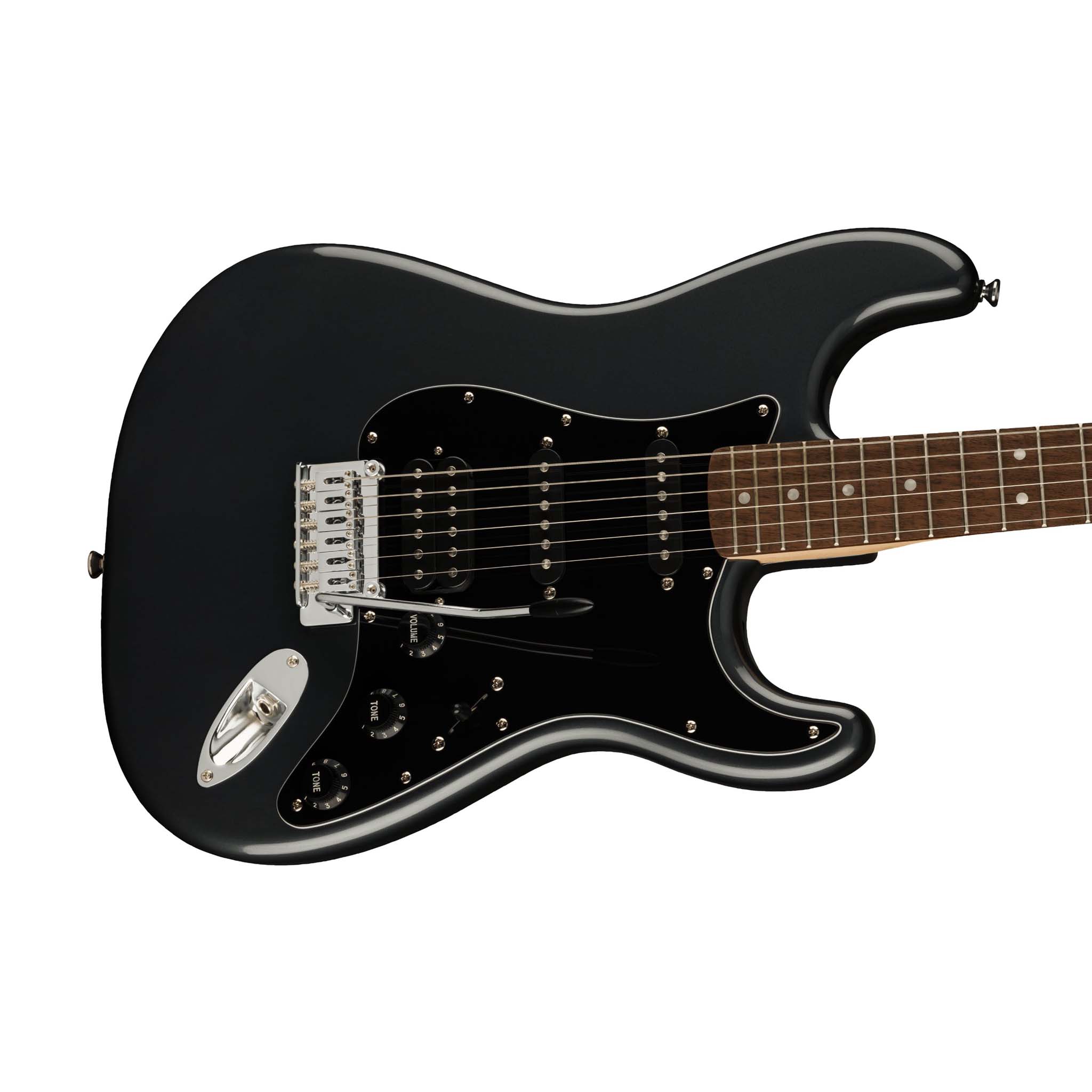 Squier Affinity Series HSS Stratocaster Guitar Pack, Laurel FB, Charcoal Frost Metallic, 230V, EU - Image 7
