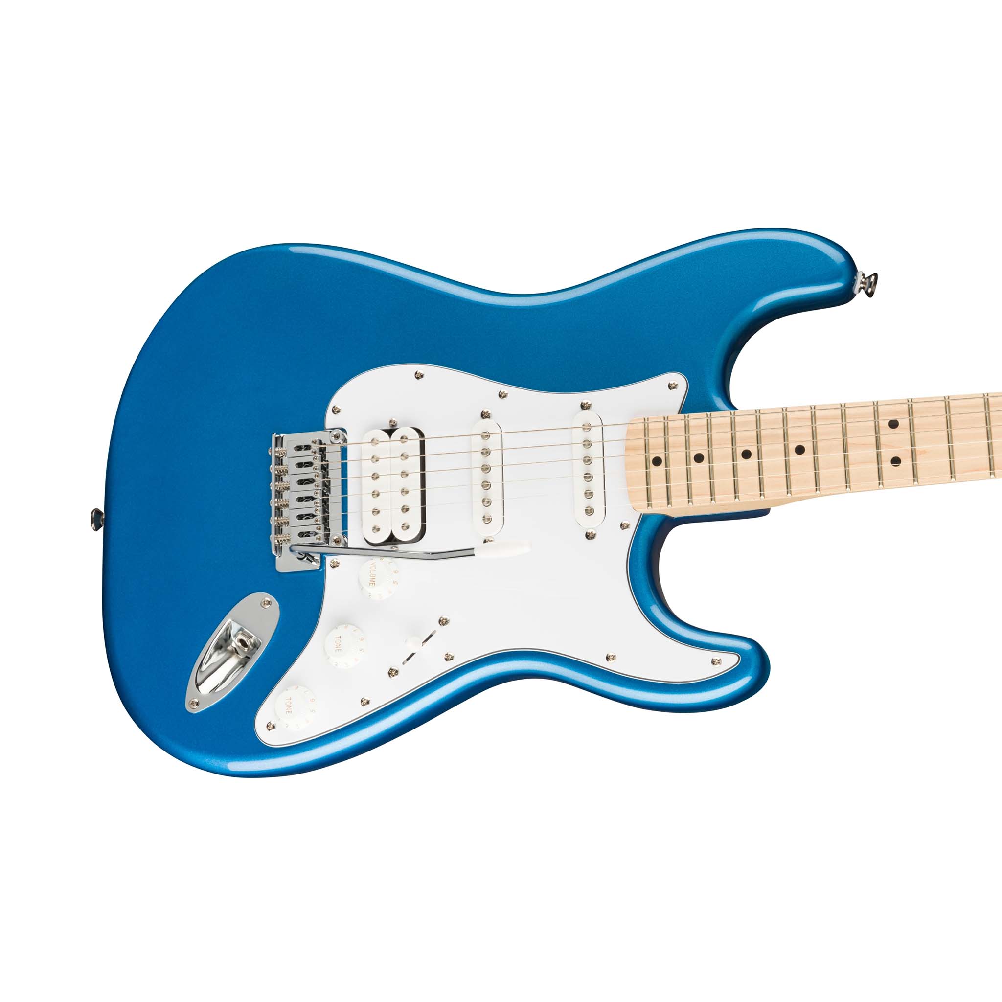 Squier Affinity Series HSS Stratocaster Guitar Pack, Maple FB, Lake Placid Blue, 230V, UK - Image 6