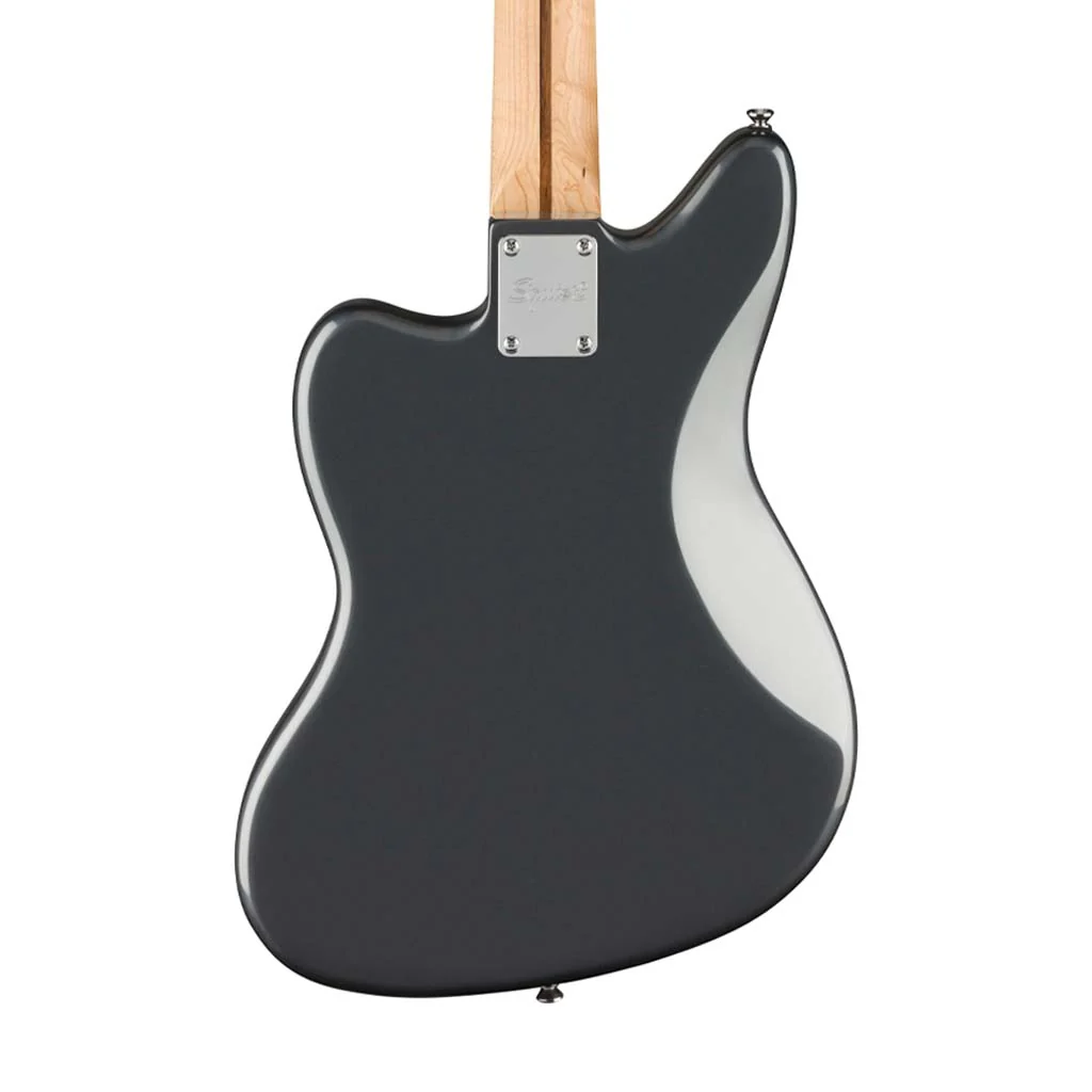 Squier Affinity Series Jag Bass Guitar, Laurel FB, Charcoal Frost Metallic - Image 4
