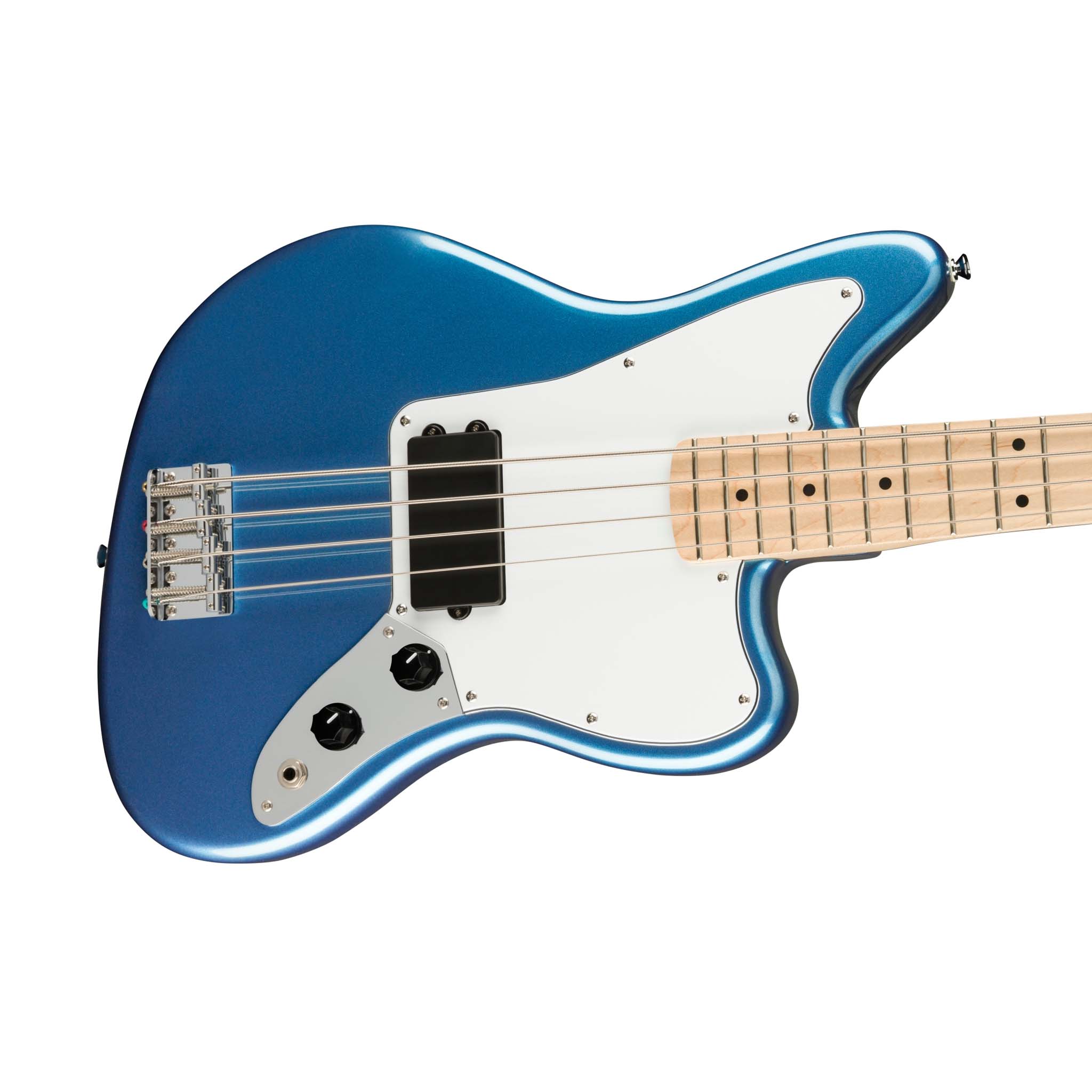 Squier Affinity Series Jag Bass Guitar, Maple FB, Lake Placid Blue - Image 5