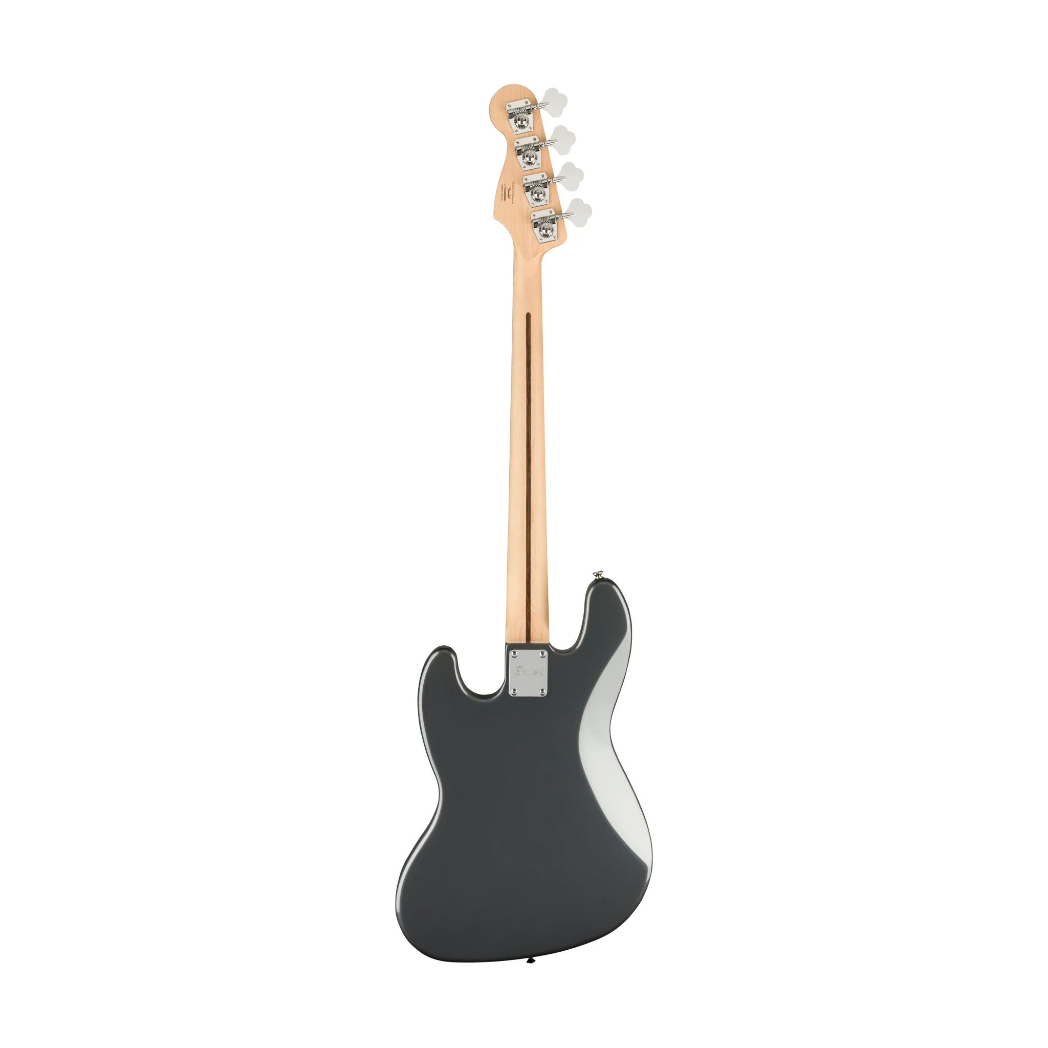 Squier Affinity Series Jazz Bass Guitar, Laurel FB, Charcoal Frost Metallic - Image 2