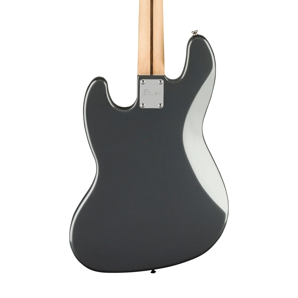 Squier Affinity Series Jazz Bass Guitar, Laurel FB, Charcoal Frost Metallic - Image 4
