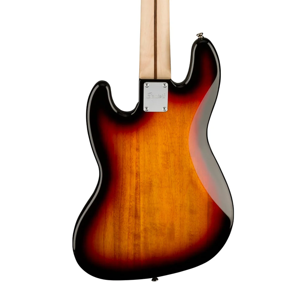 Squier Affinity Series Jazz Bass V 5-String Electric Bass Guitar, Laurel FB, 3-Color Sunburst - Image 4