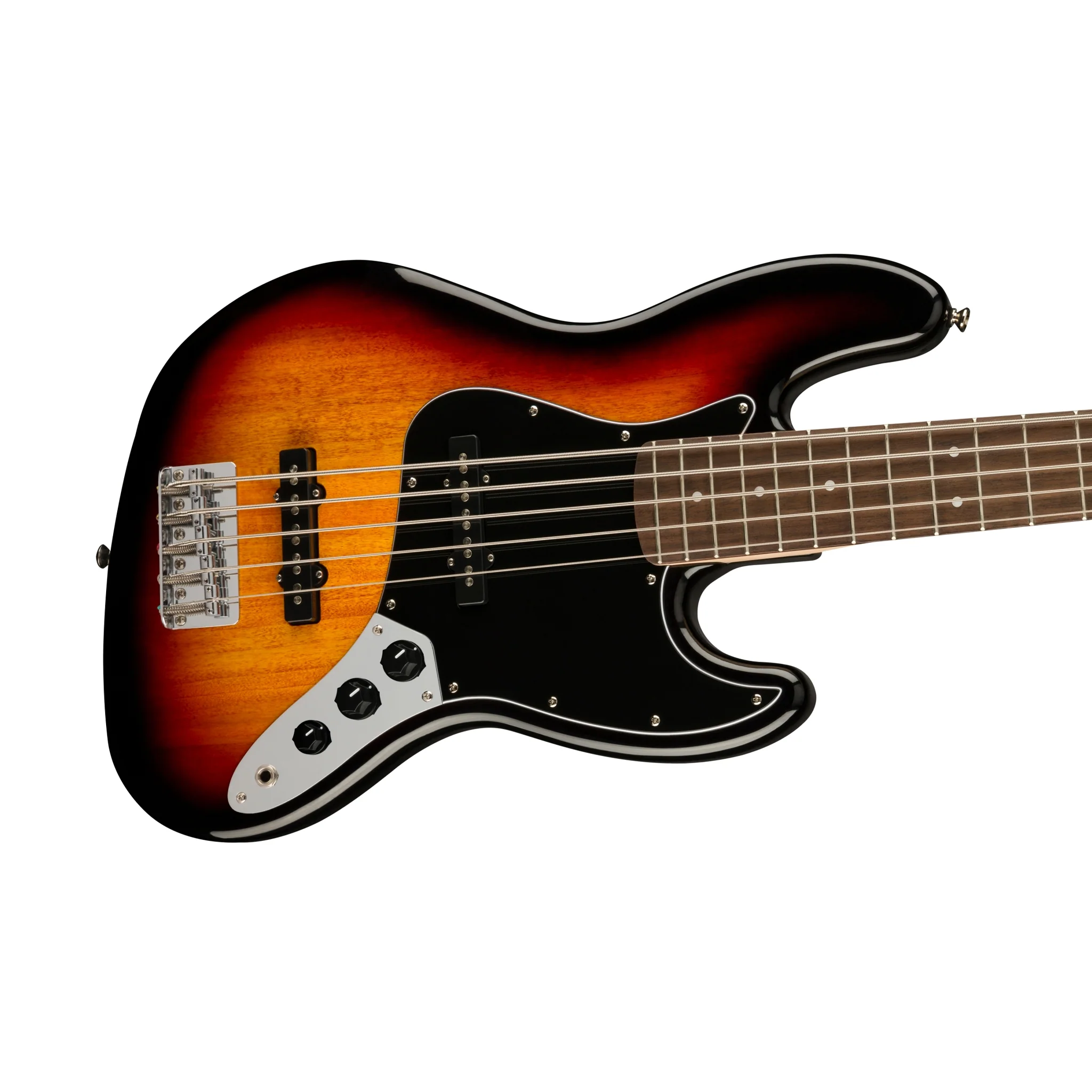 Squier Affinity Series Jazz Bass V 5-String Electric Bass Guitar, Laurel FB, 3-Color Sunburst - Image 5
