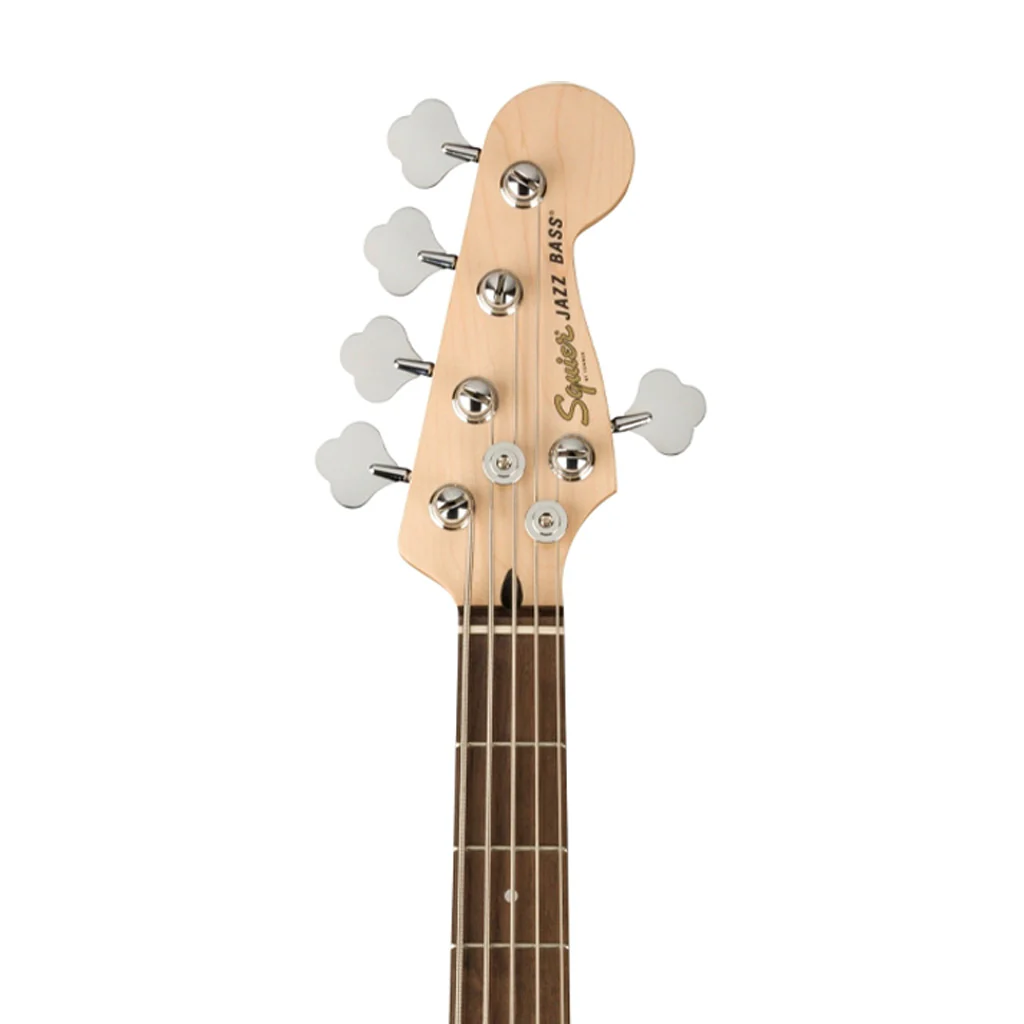 Squier Affinity Series Jazz Bass V 5-String Electric Bass Guitar, Laurel FB, 3-Color Sunburst - Image 6