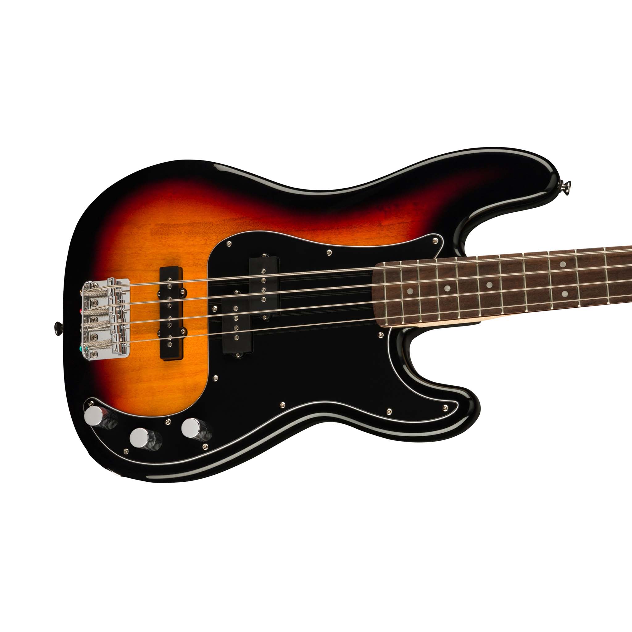 Squier Affinity Series PJ Bass Guitar Pack, Laurel FB, 3-color Sunburst, 230V, UK - Image 7
