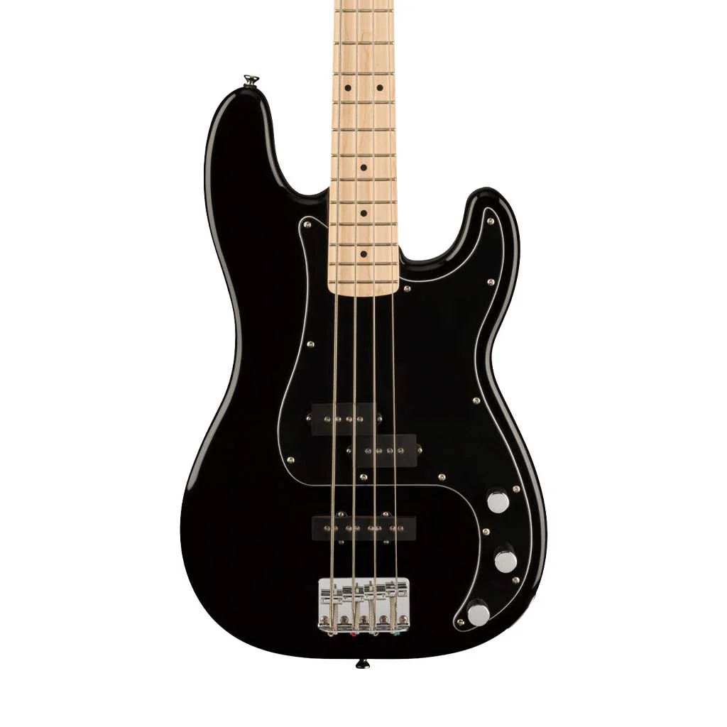 Squier Affinity Series PJ Bass Guitar Pack, Maple FB, Black, 230V, EU - Image 5