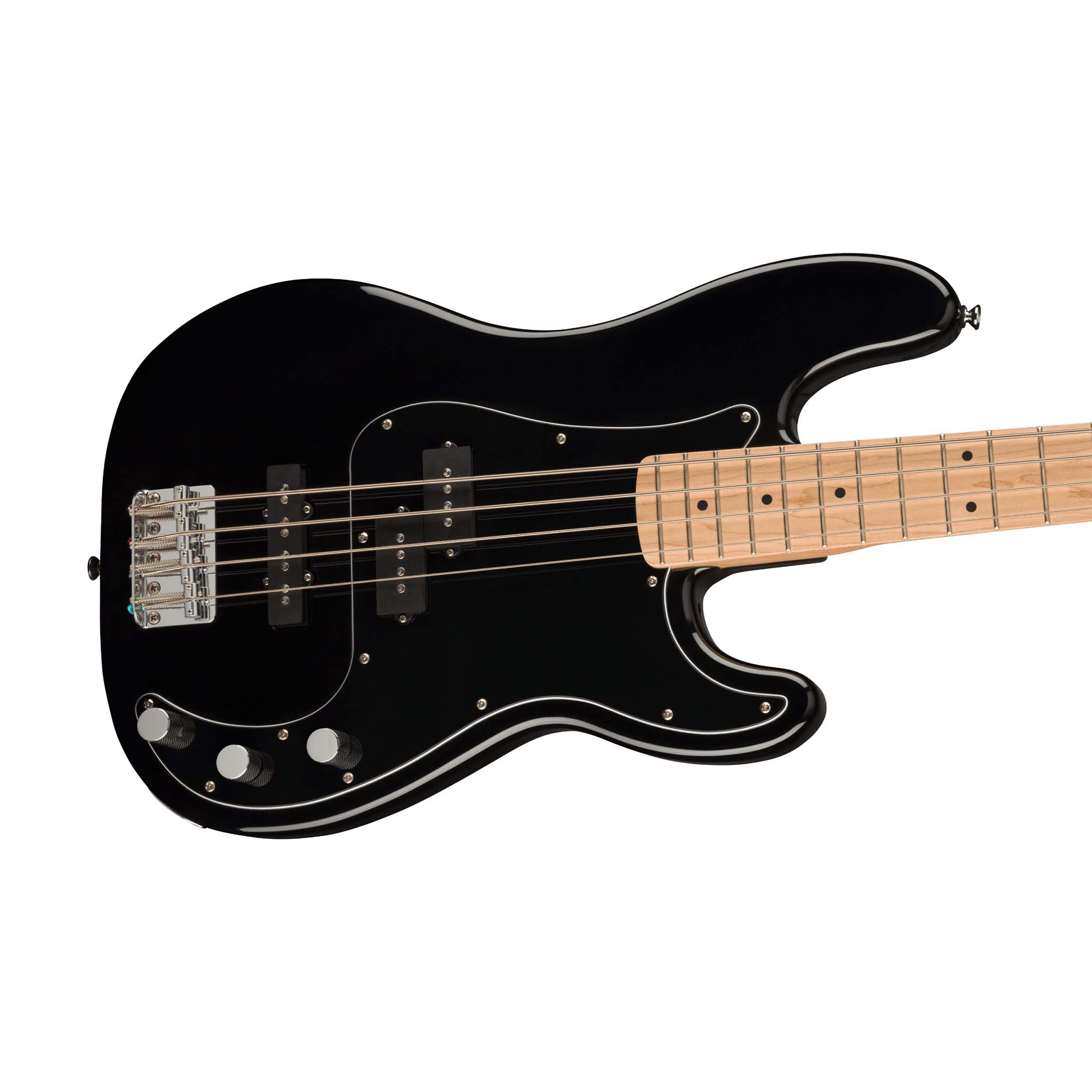 Squier Affinity Series PJ Bass Guitar Pack, Maple FB, Black, 230V, EU - Image 7