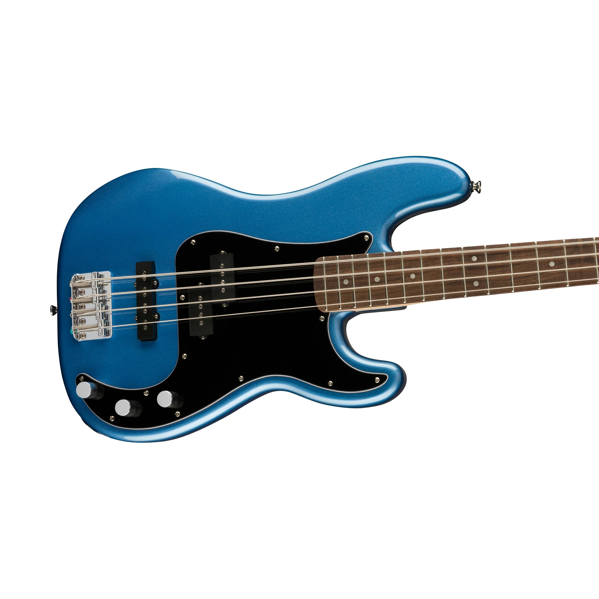Squier Affinity Series Precision PJ Bass Guitar, Laurel FB, Lake Placid Blue - Image 3