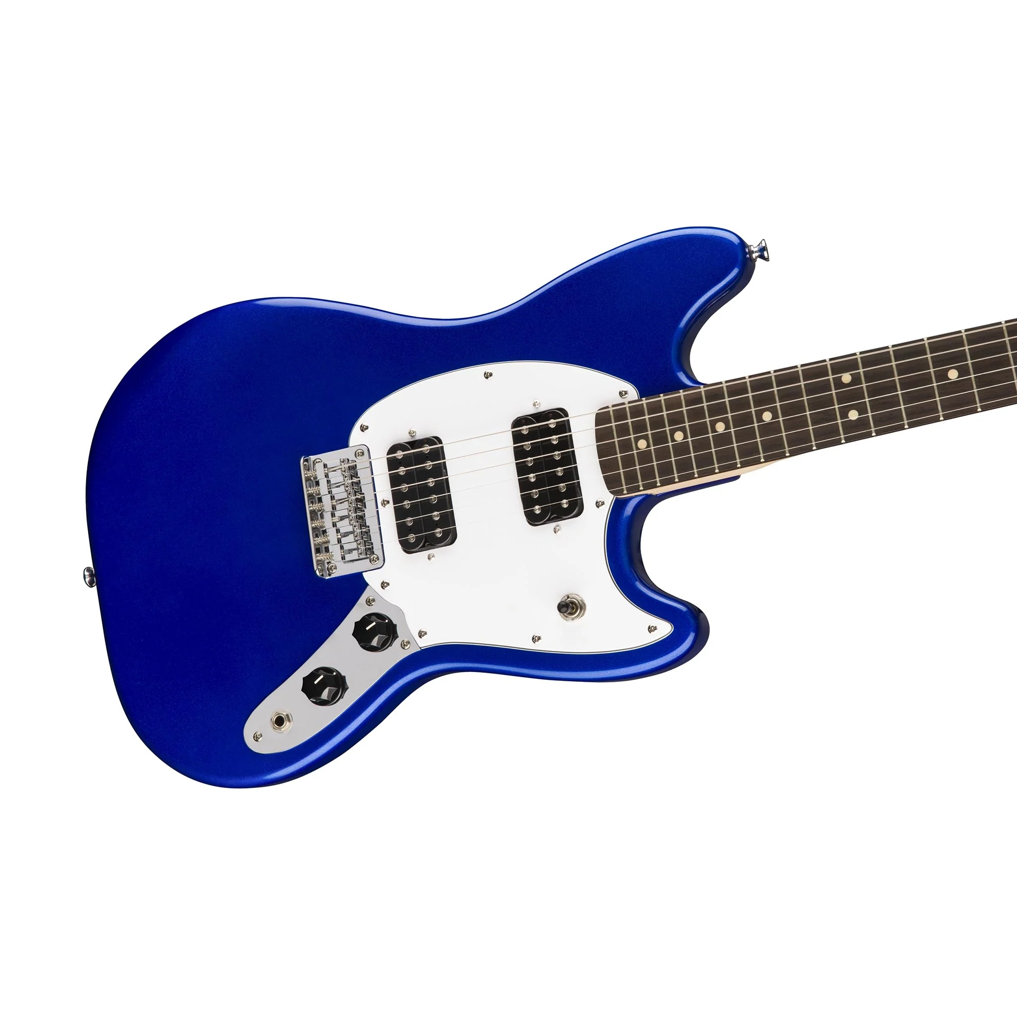Squier Bullet Mustang HH Electric Guitar, Laurel FB, Imperial Blue - Image 5