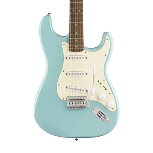 Squier Bullet Stratocaster Electric Guitar w/Tremolo, Laurel FB, Tropical Turquoise - Image 3