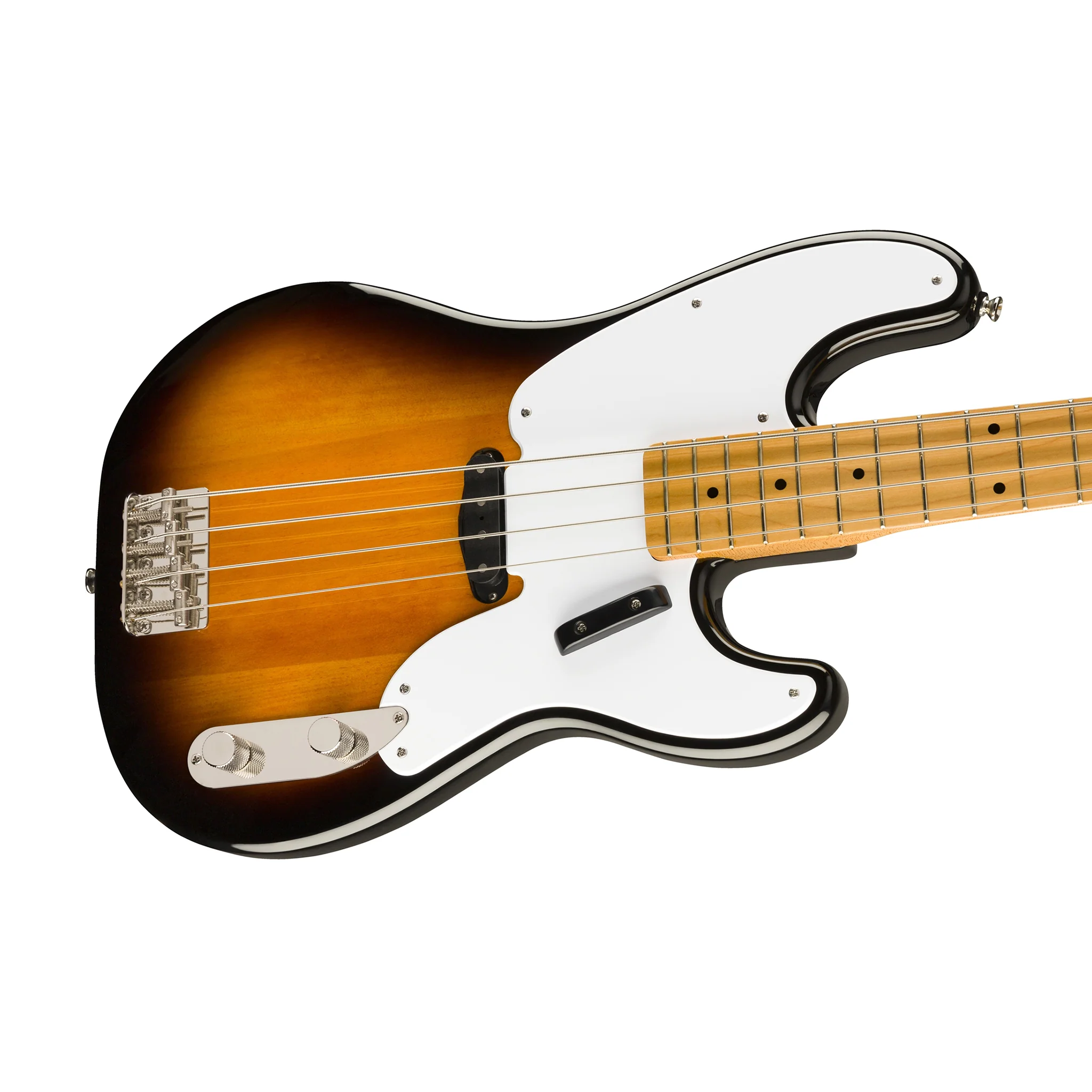 Squier Classic Vibe 50s Precision Bass Guitar, Maple FB, 2-Tone Sunburst - Image 3