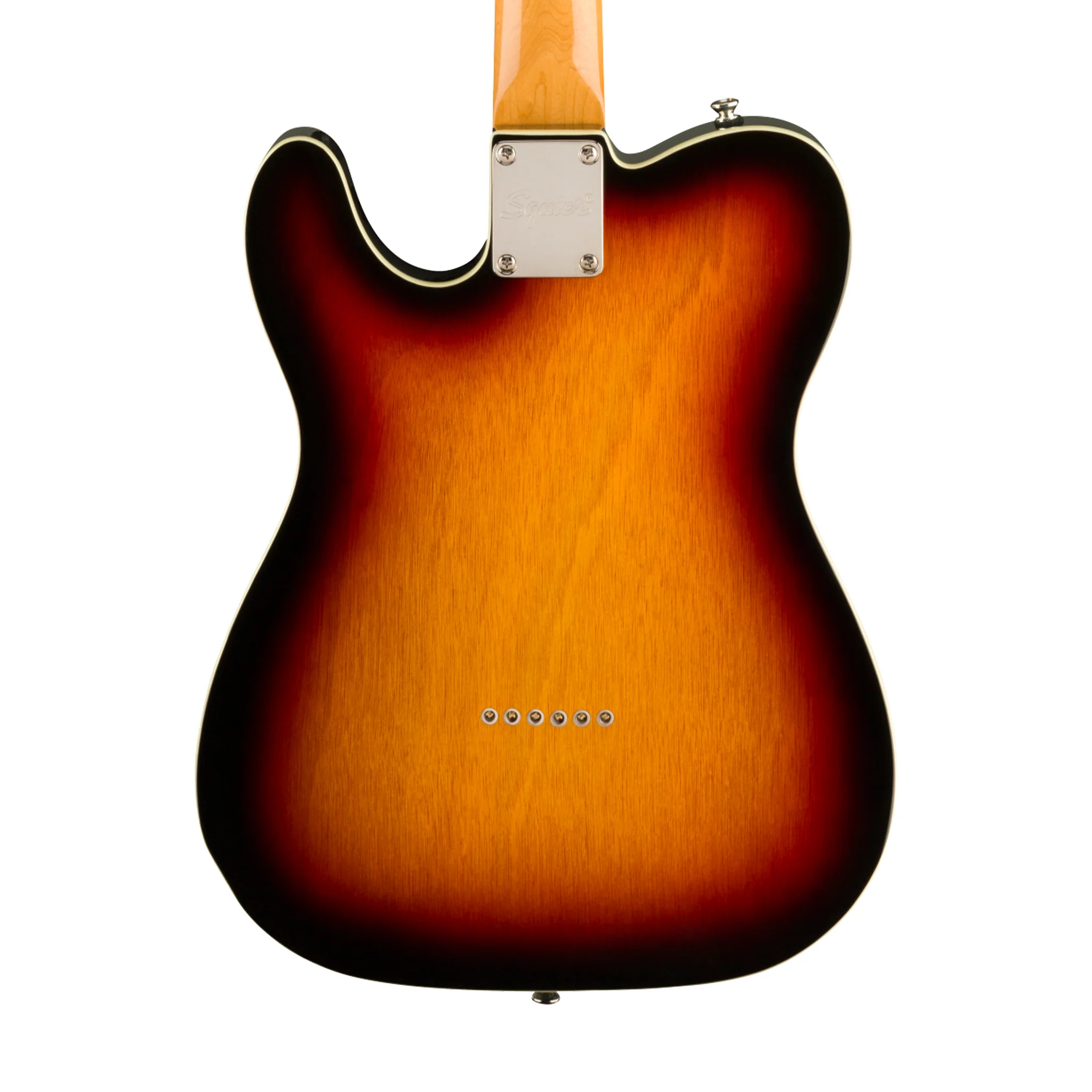 Squier Classic Vibe 60s Custom Telecaster Electric Guitar, Laurel FB, 3-Tone Sunburst - Image 4