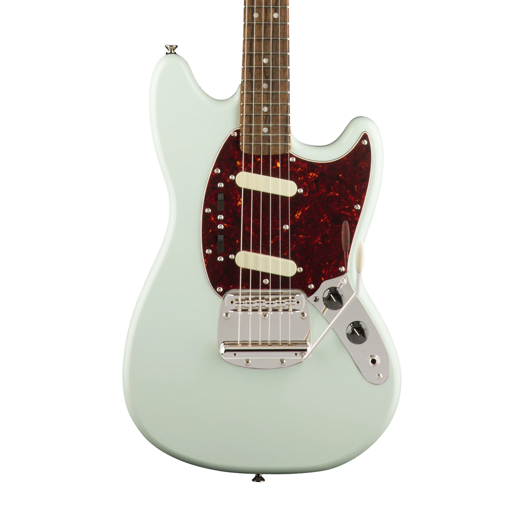 Squier Classic Vibe 60s Mustang Electric Guitar, Laurel FB, Sonic Blue - Image 3