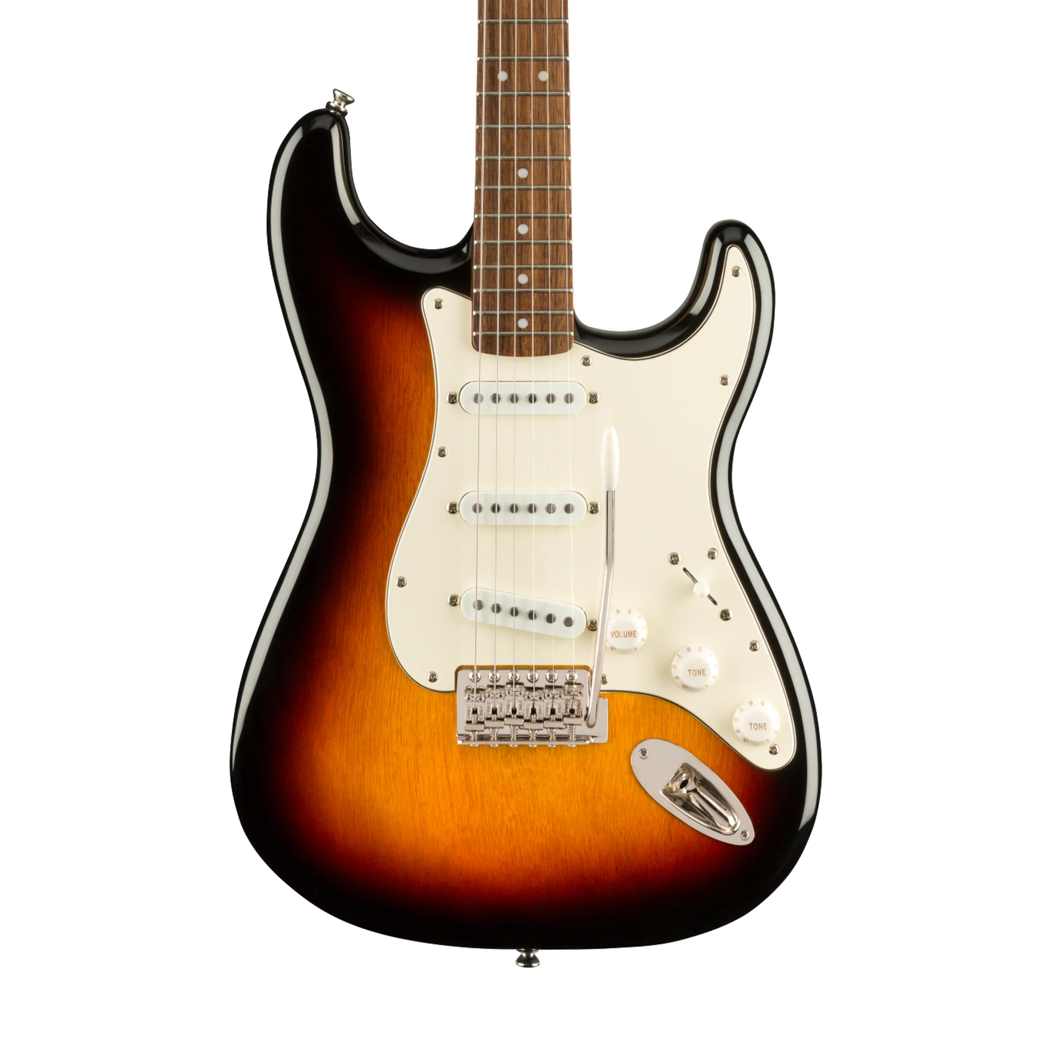 Squier Classic Vibe 60s Stratocaster Electric Guitar, Laurel FB, 3-Tone Sunburst - Image 3