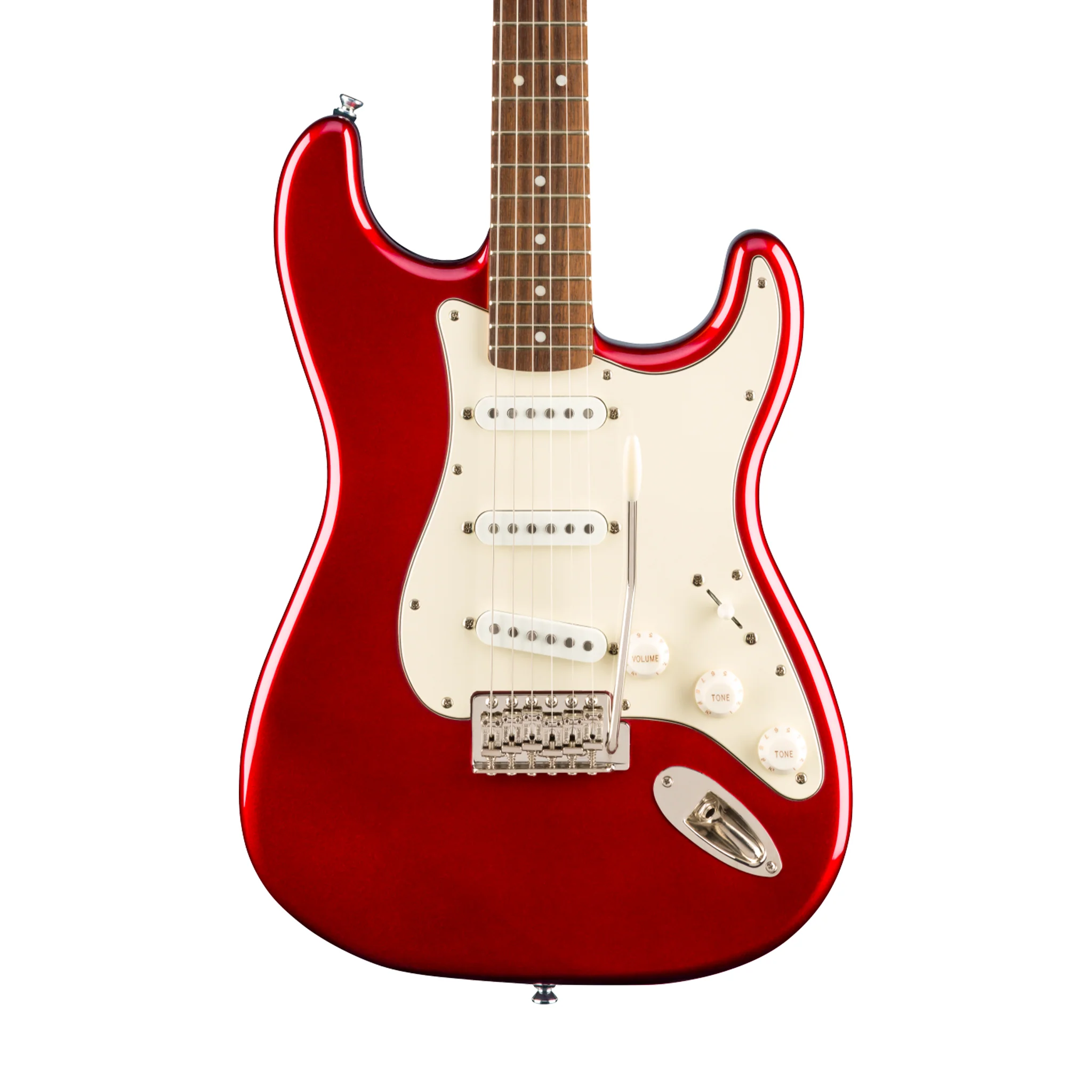 Squier Classic Vibe 60s Stratocaster Electric Guitar, Laurel FB, Candy Apple Red - Image 3