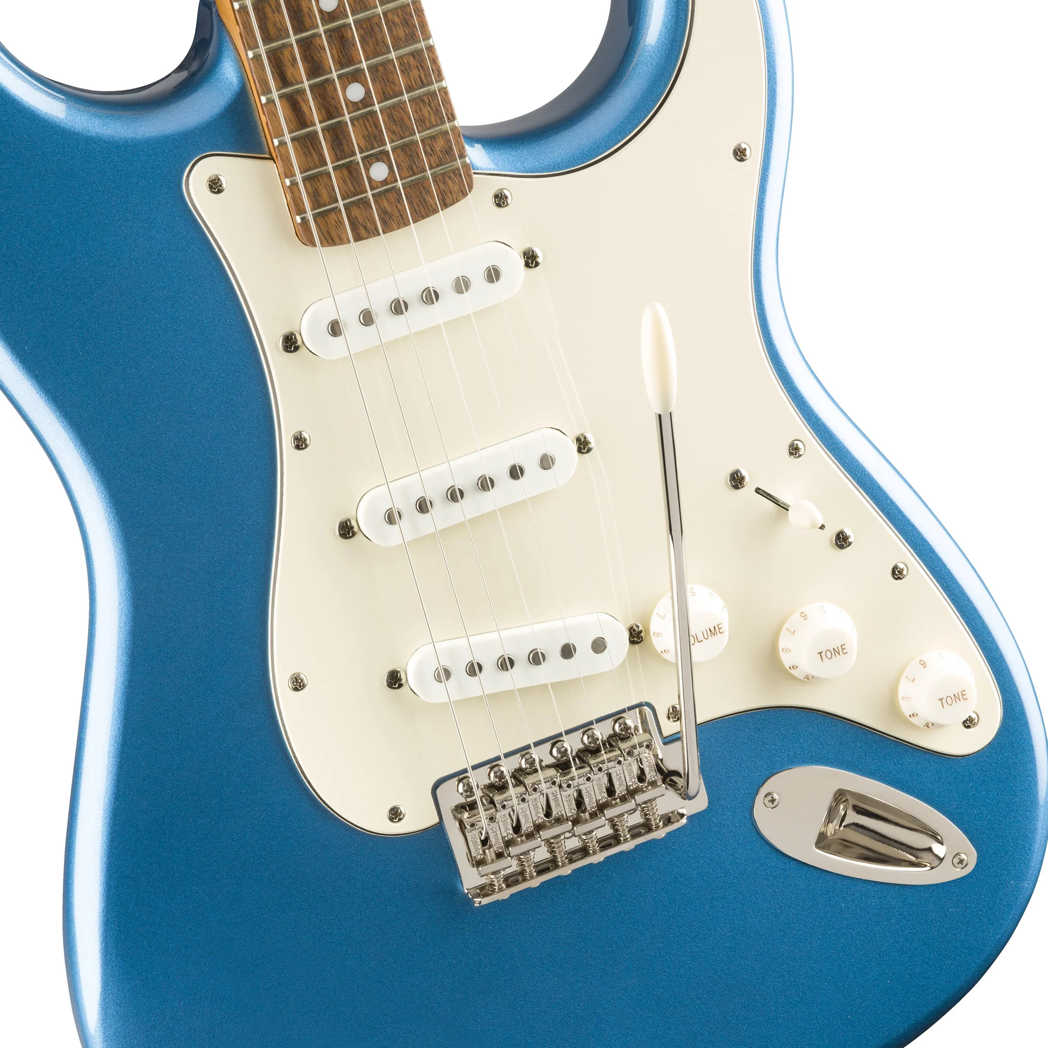 Squier Classic Vibe 60s Stratocaster Electric Guitar, Laurel FB, Lake Placid Blue - Image 6