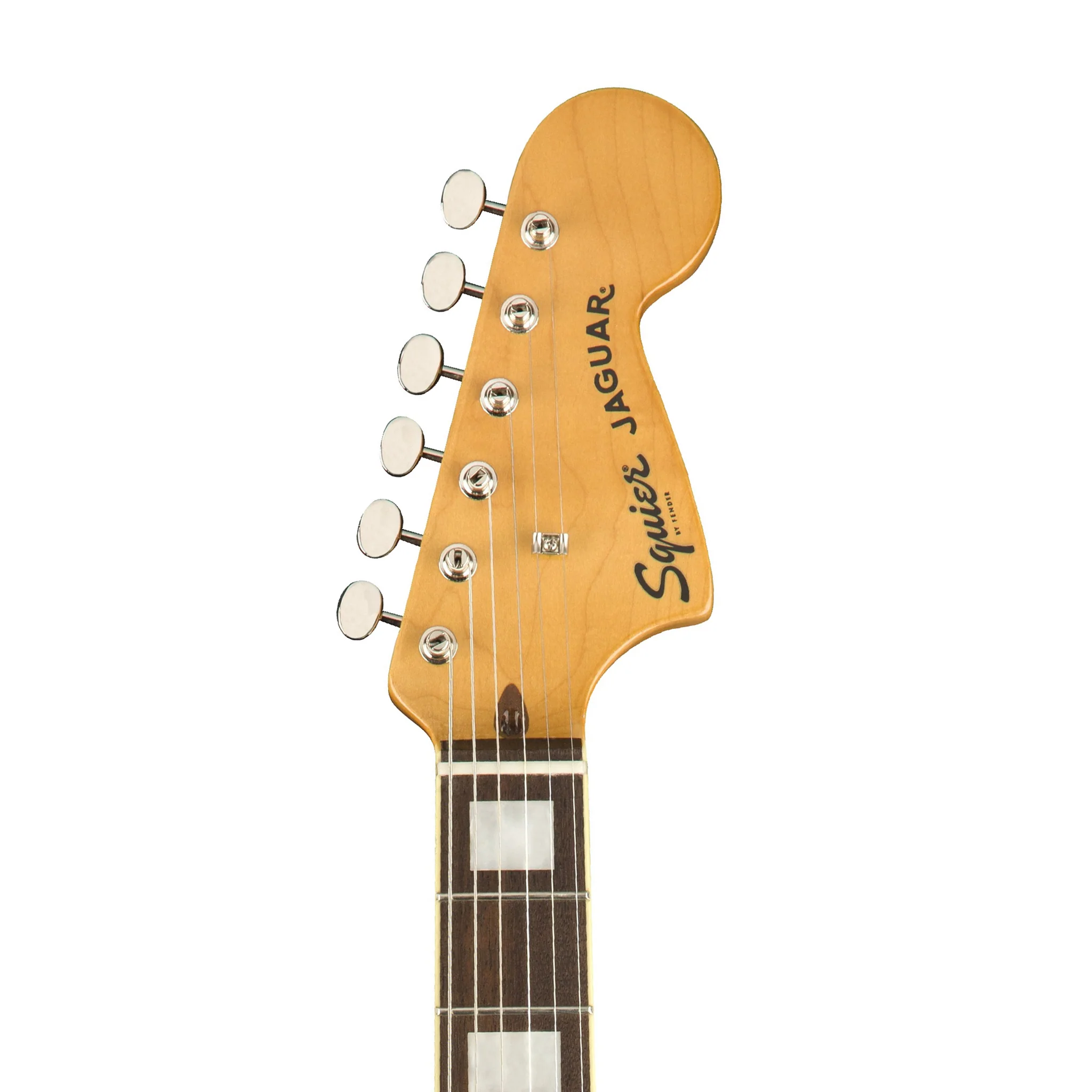 Squier Classic Vibe 70s Jaguar Electric Guitar, Laurel FB, Black - Image 7