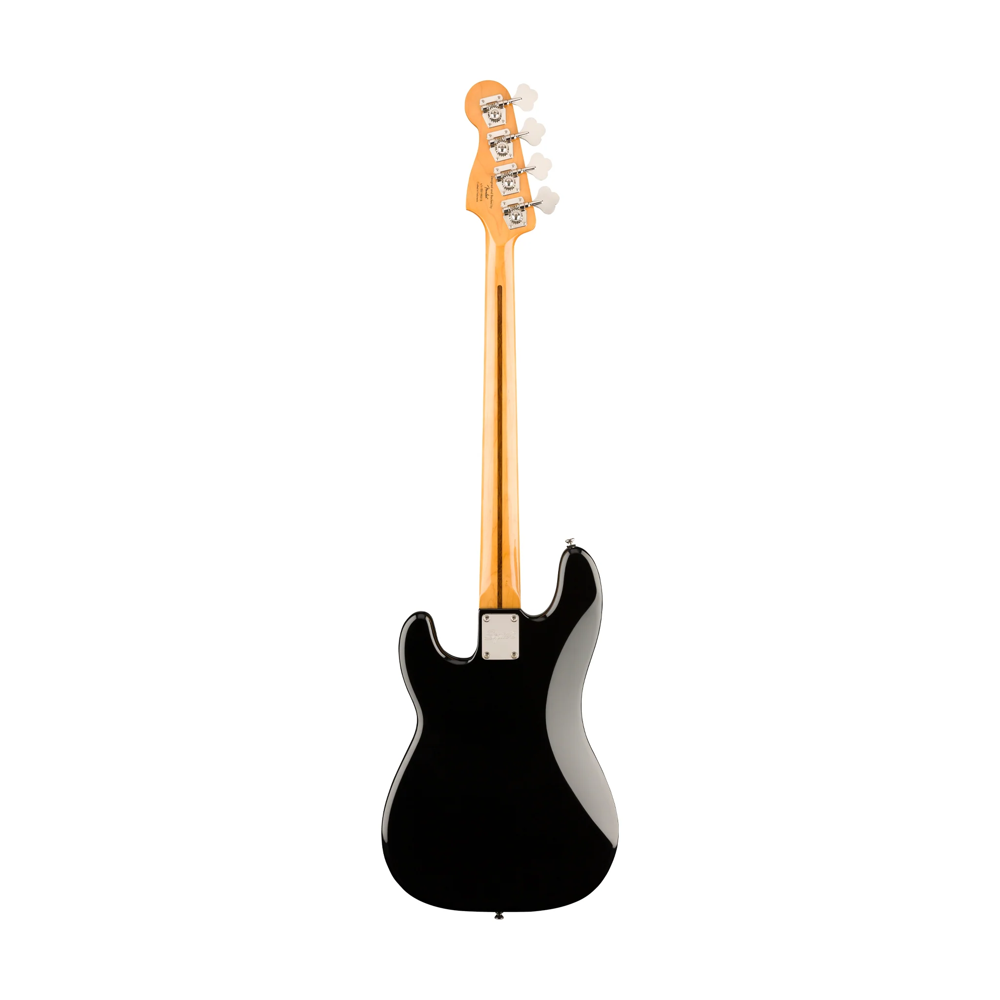 Squier Classic Vibe 70s Precision Bass Guitar, Maple FB, Black - Image 2