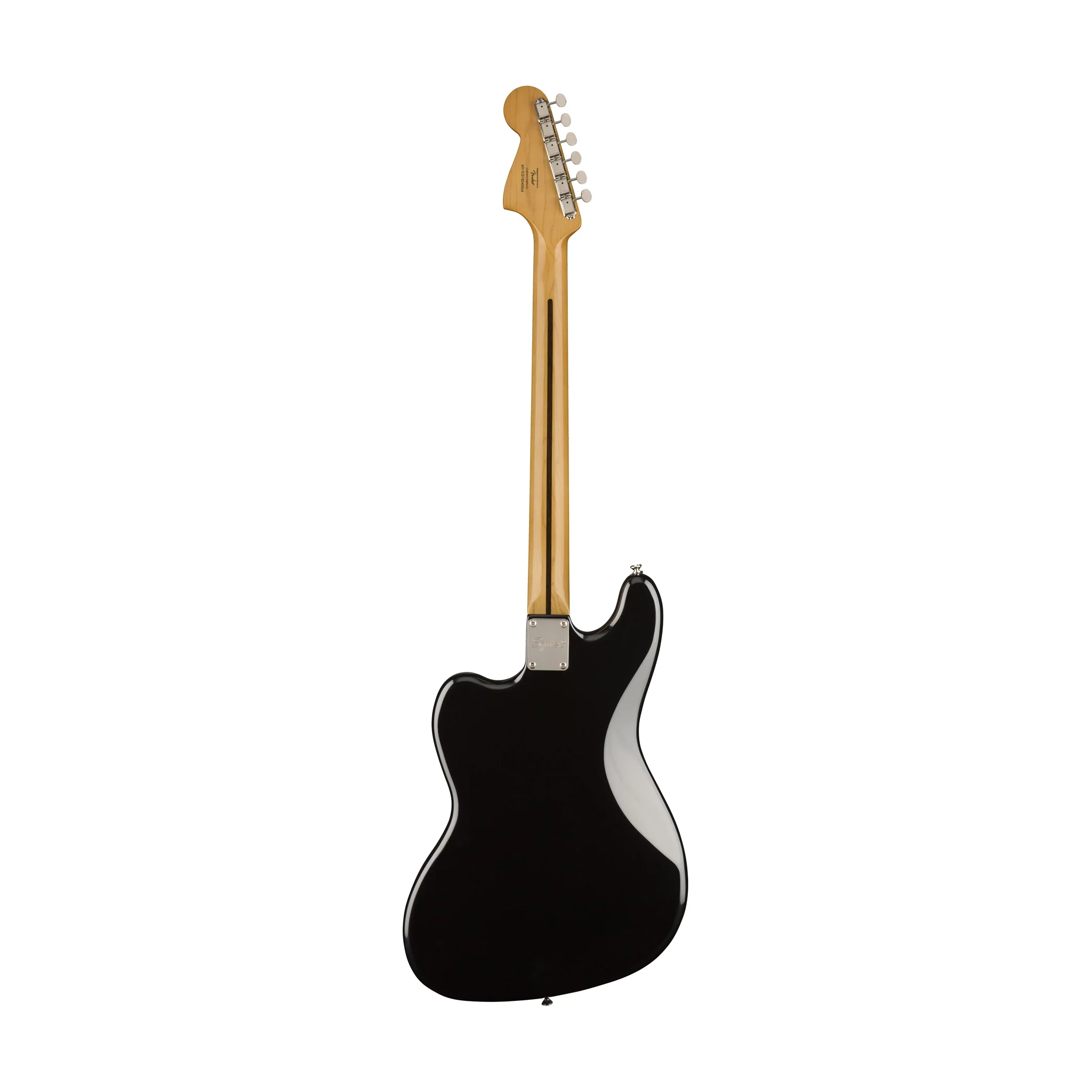 Squier Classic Vibe Bass VI Electric Guitar, Laurel FB, Black - Image 2