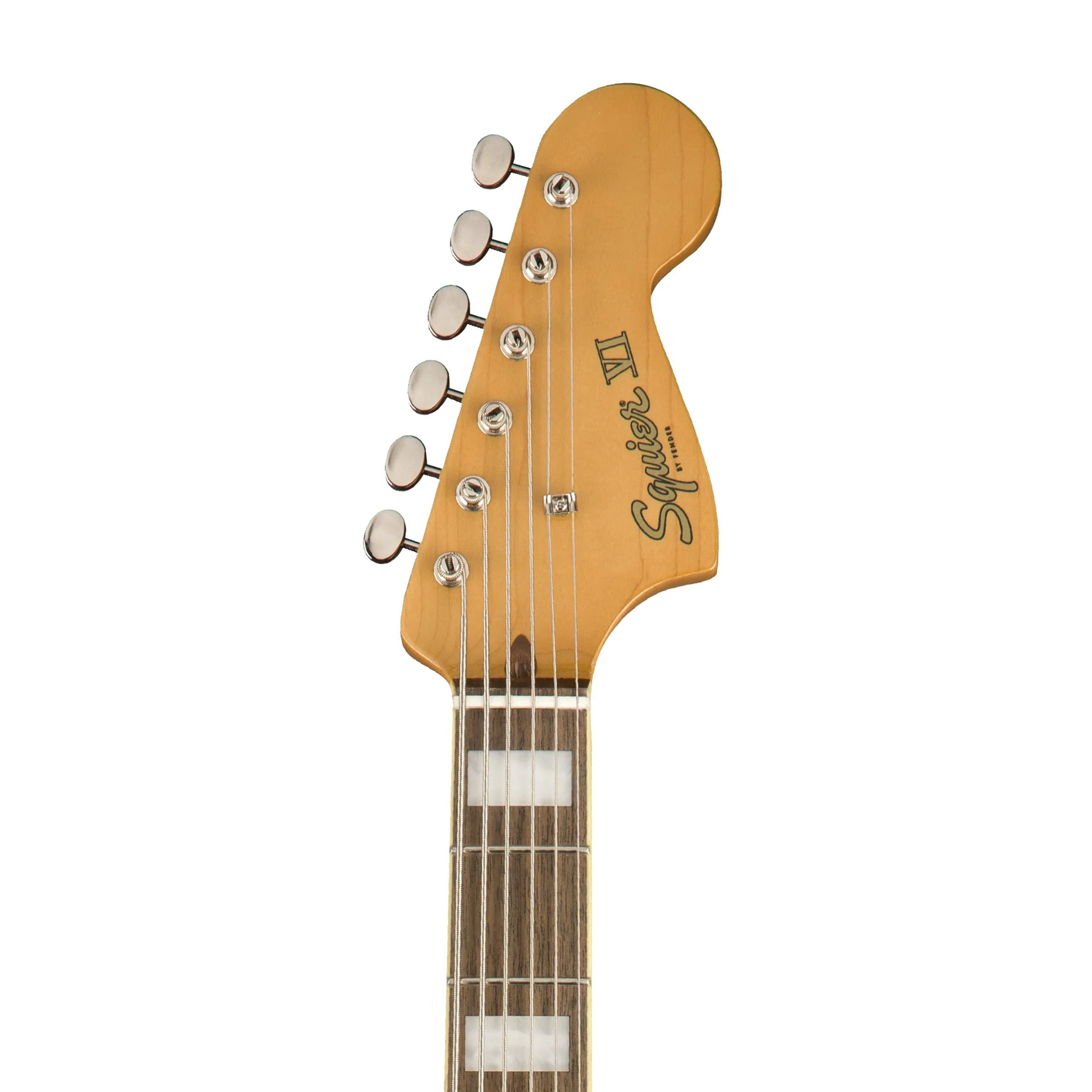 Squier Classic Vibe Bass VI Electric Guitar, Laurel FB, Black - Image 5