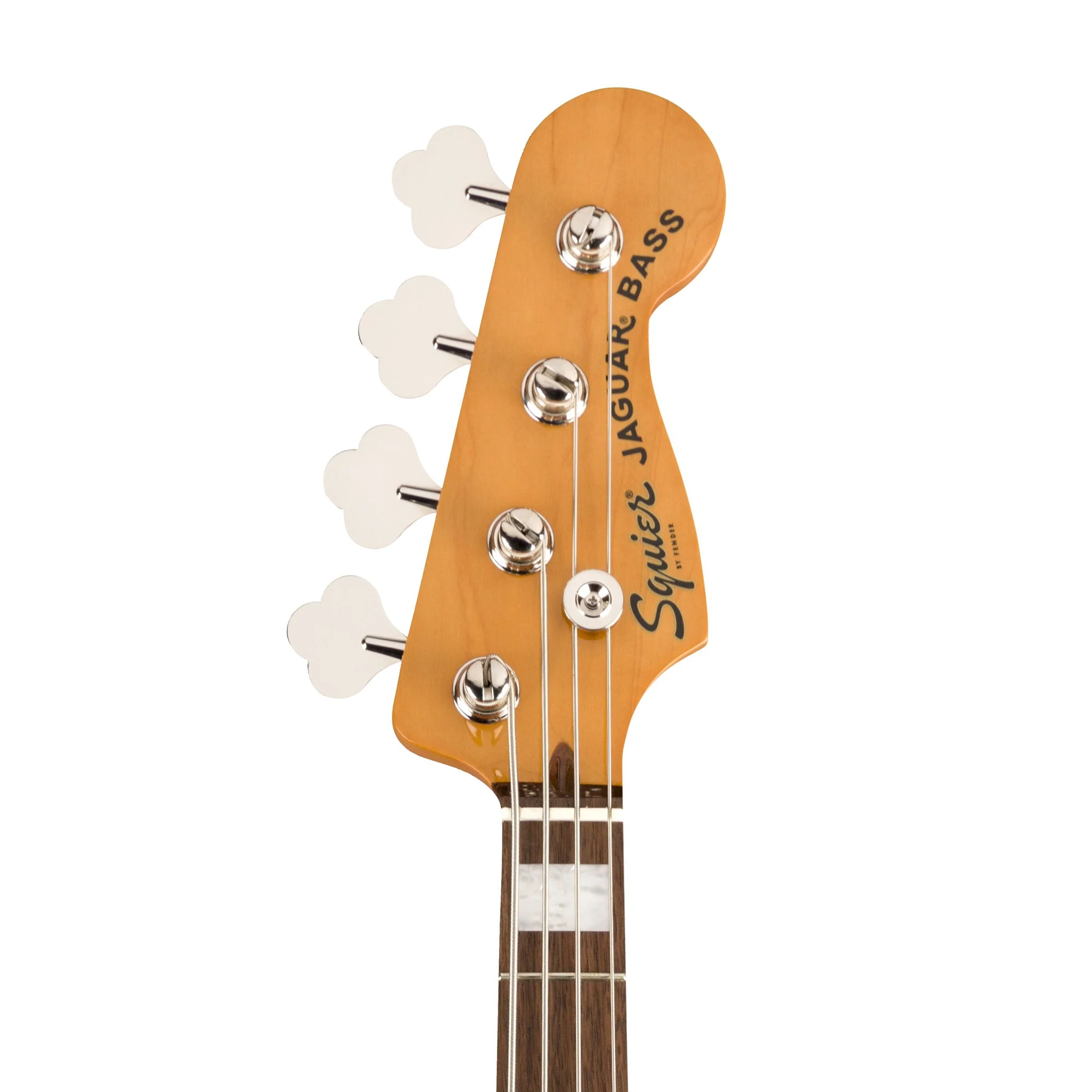 Squier Classic Vibe Jaguar Bass Guitar, Laurel FB, 3-Tone Sunburst - Image 4