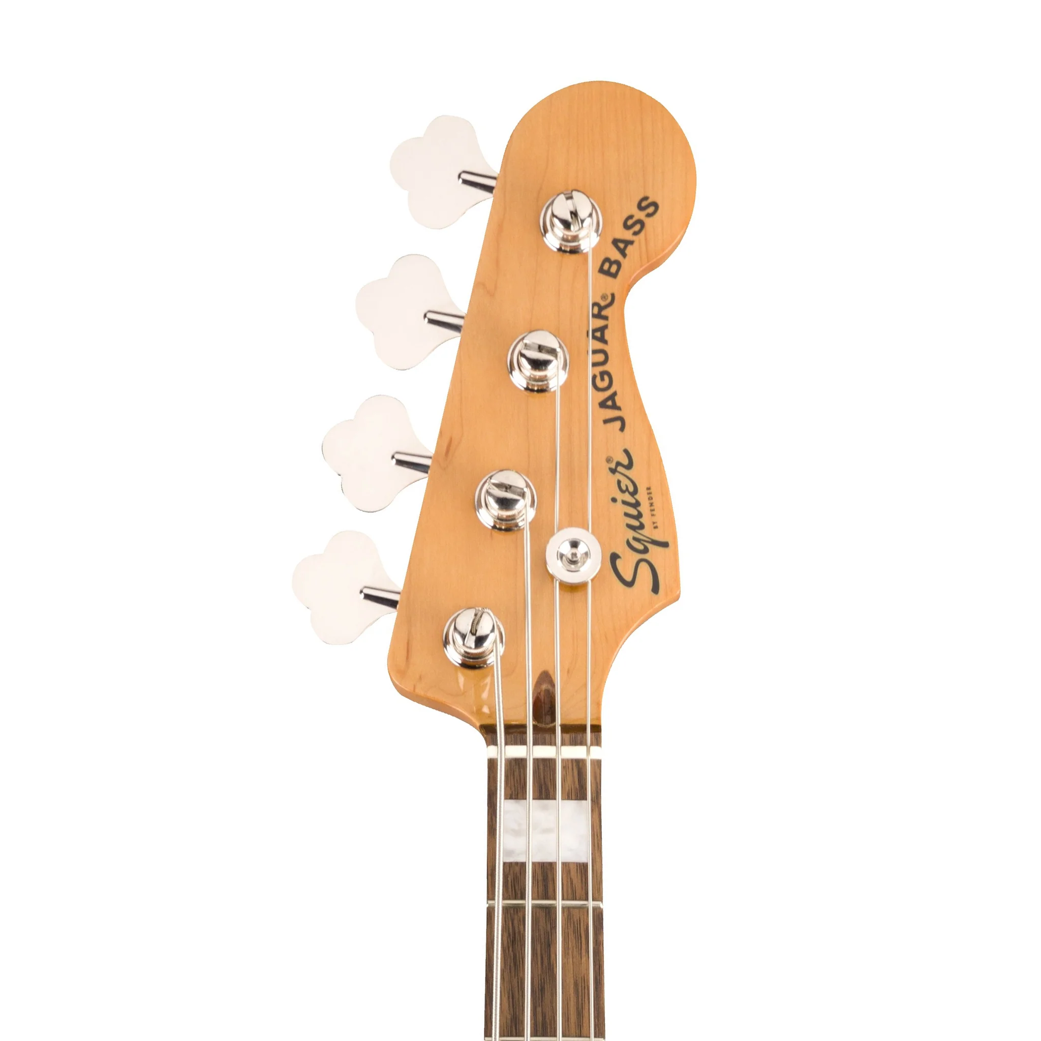 Squier Classic Vibe Jaguar Bass Guitar, Laurel FB, Black - Image 4