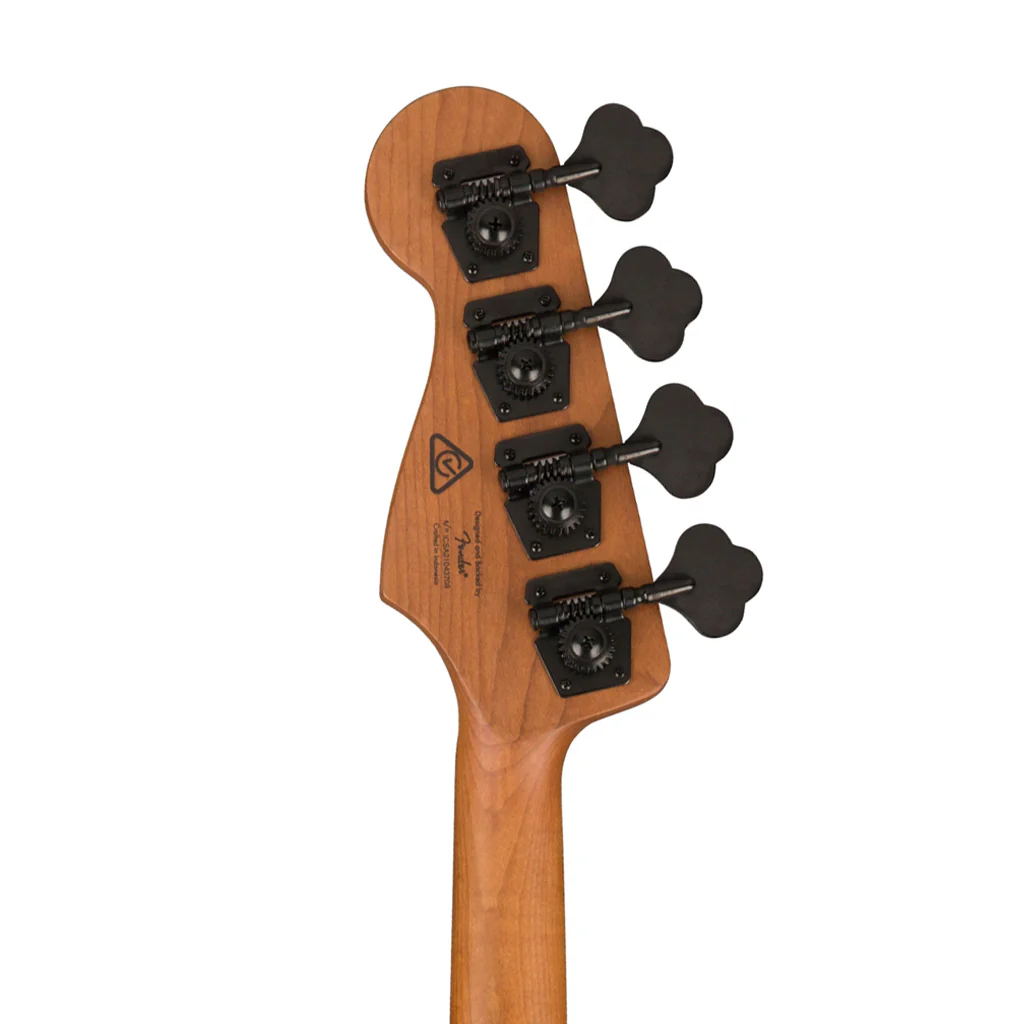 Squier Contemporary Active Jazz Bass HH Bass Guitar, Sky Burst Metallic - Image 7