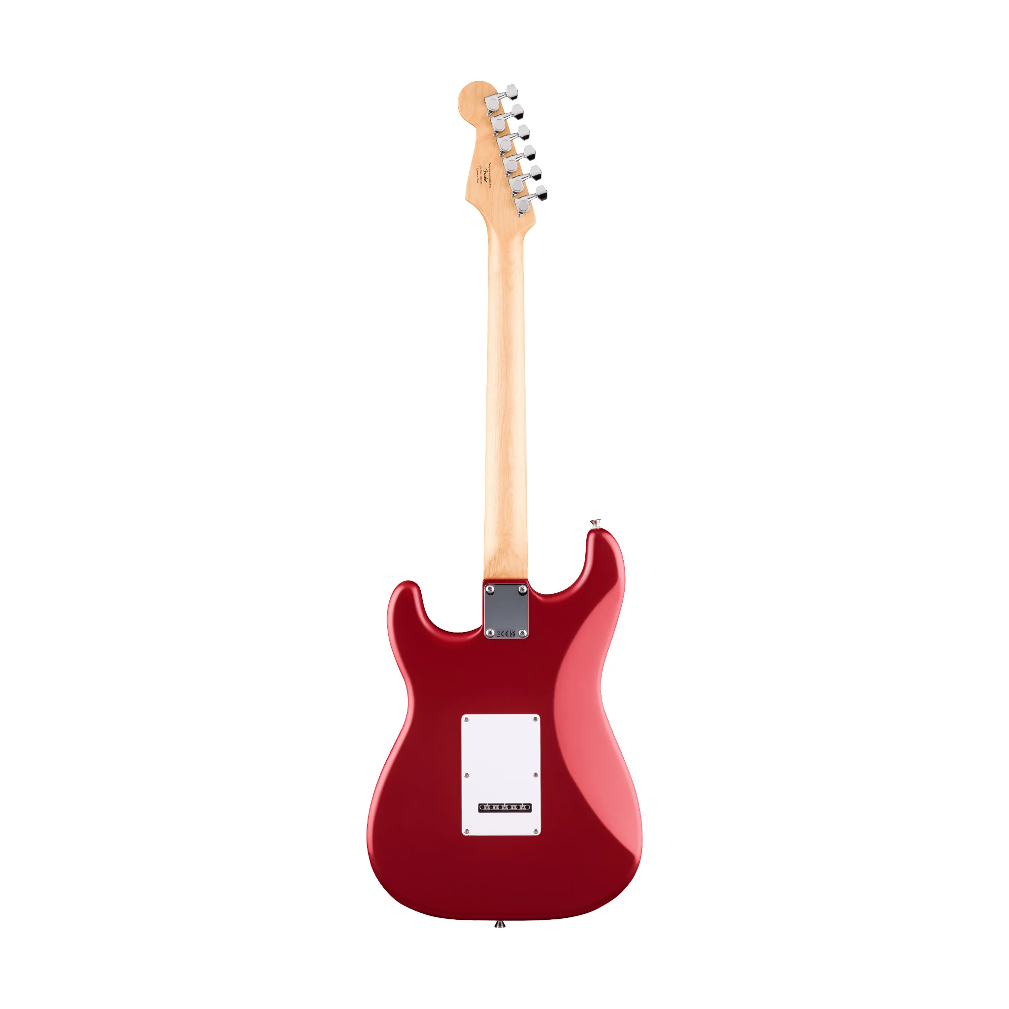 Squier Debut Series Stratocaster HSS Electric Guitar, Laurel FB, Dakota Red - Image 2
