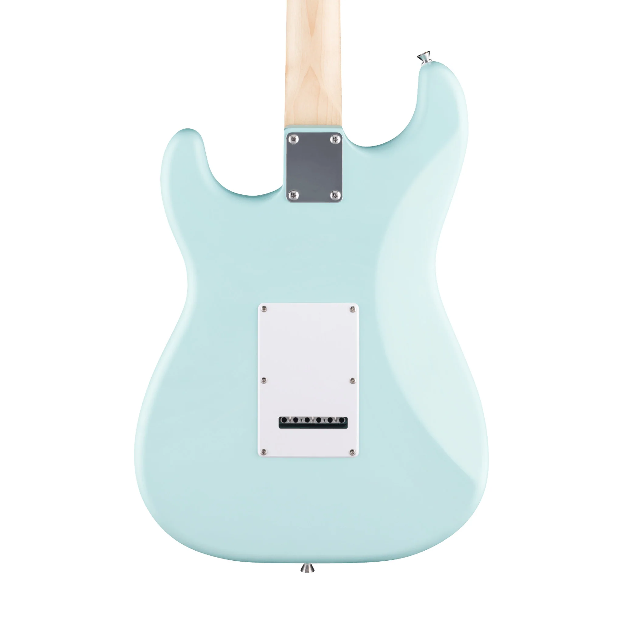 Squier Debut Series Stratocaster HSS Electric Guitar, Laurel FB, Daphne Blue - Image 4