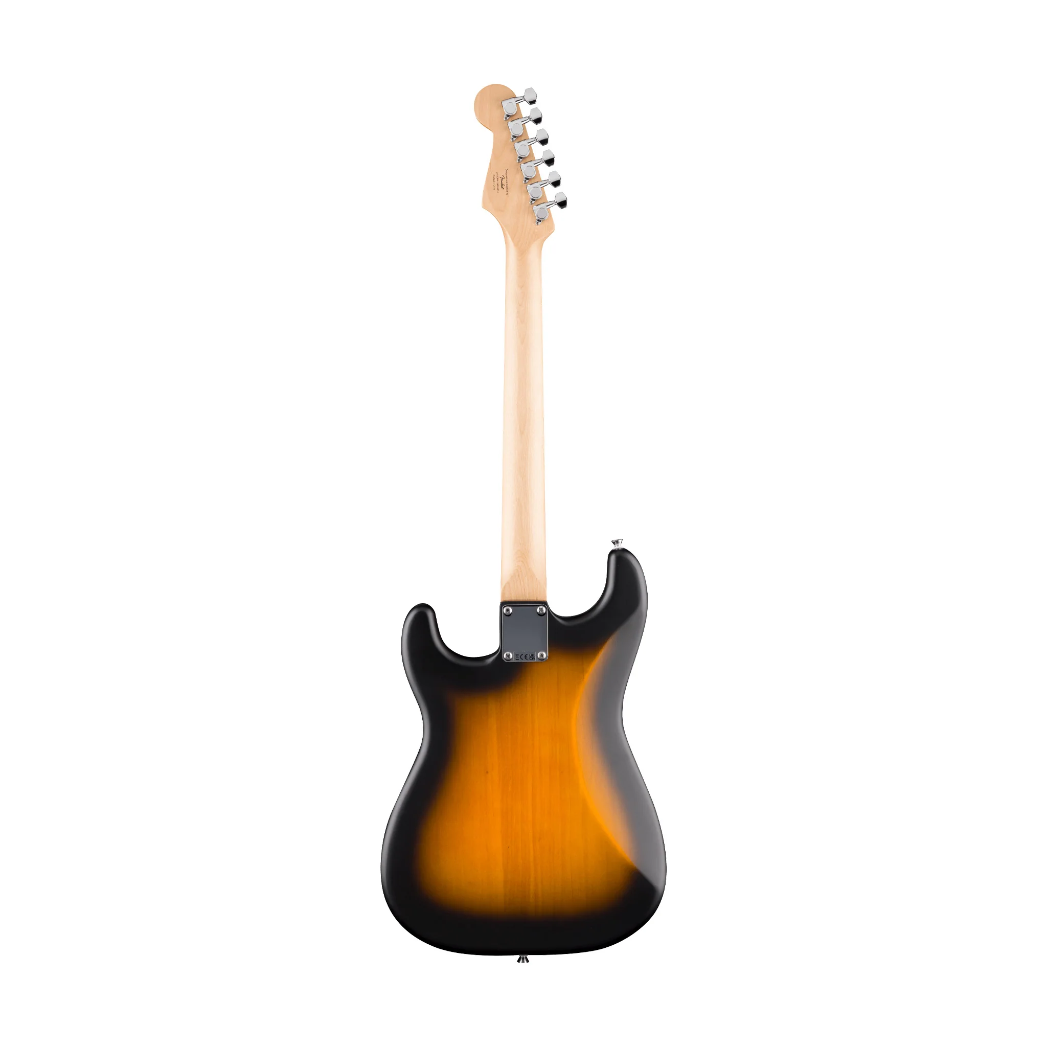 Squier Debut Series Stratocaster HT HSS Electric Guitar, Laurel FB, 2 Tone Sunburst - Image 2
