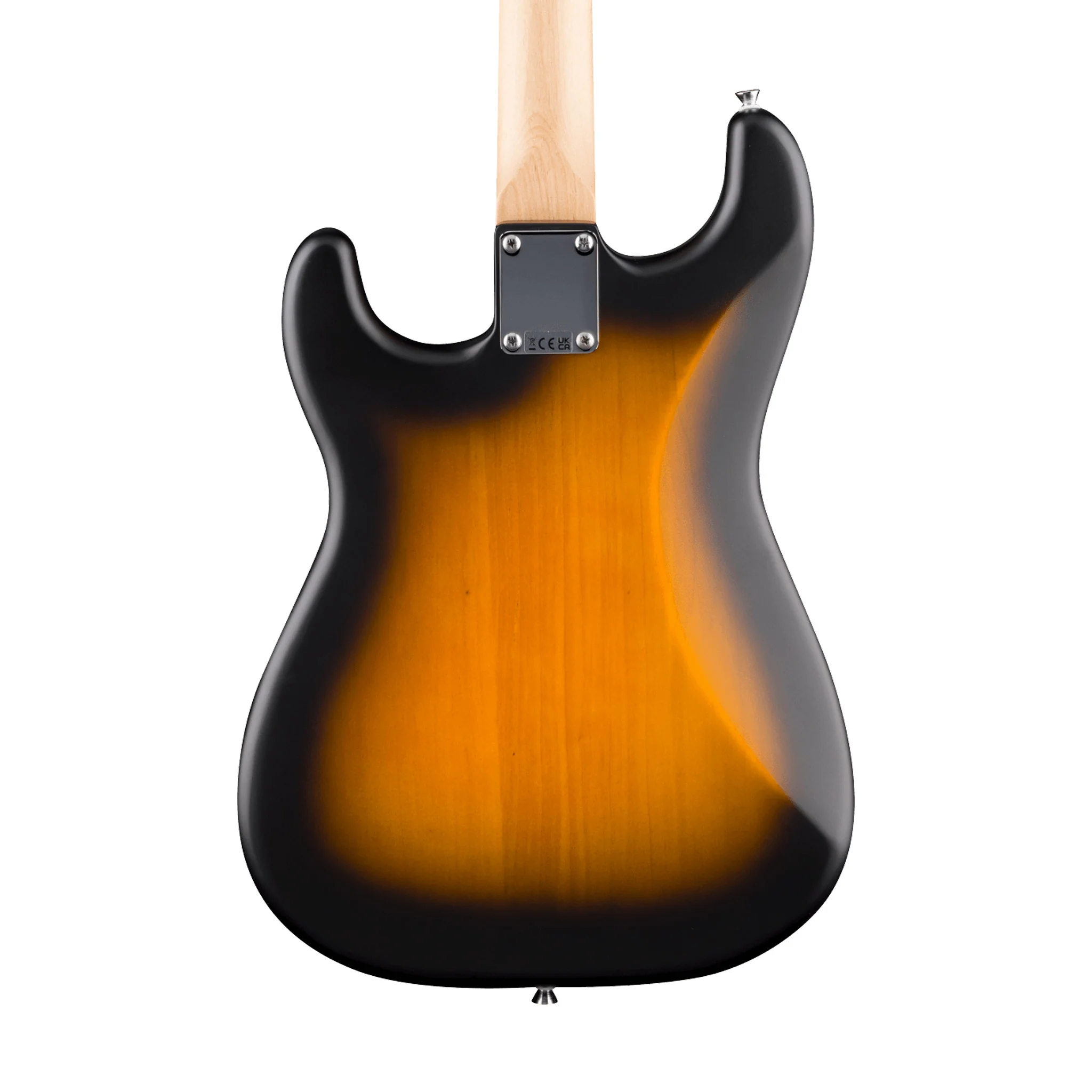 Squier Debut Series Stratocaster HT HSS Electric Guitar, Laurel FB, 2 Tone Sunburst - Image 4