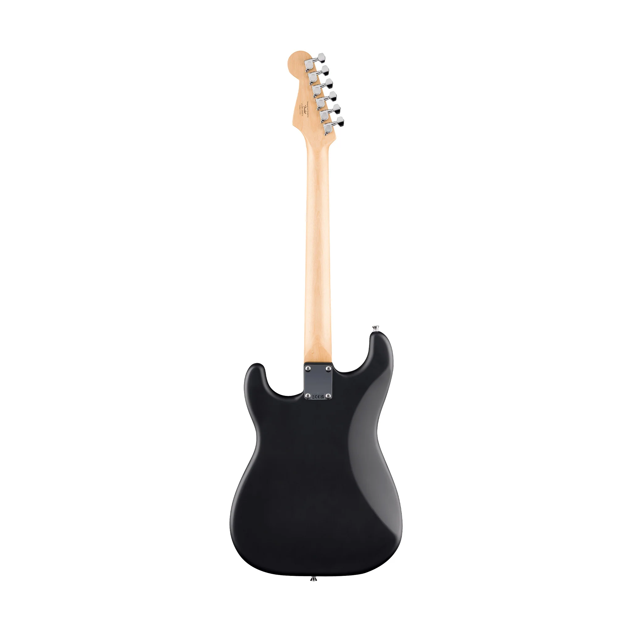 Squier Debut Series Stratocaster HT HSS Electric Guitar, Laurel FB, Black - Image 2