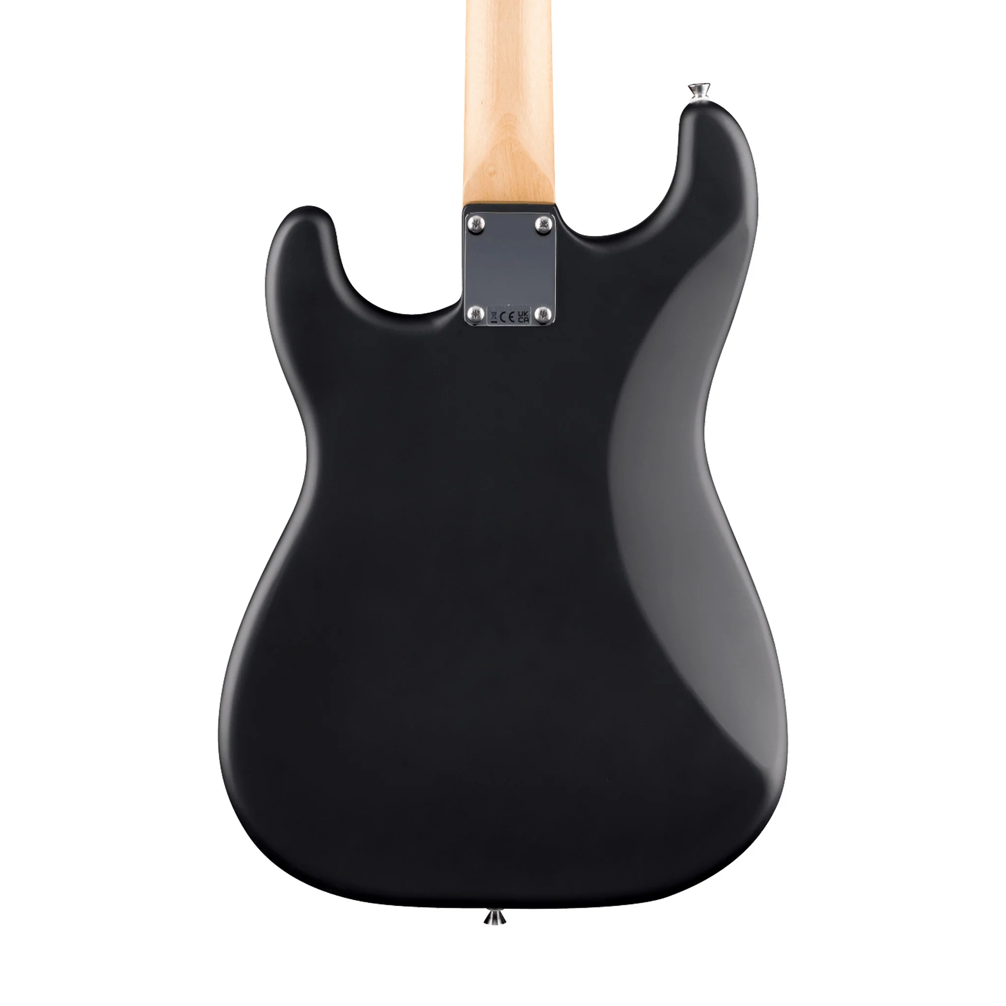 Squier Debut Series Stratocaster HT HSS Electric Guitar, Laurel FB, Black - Image 4