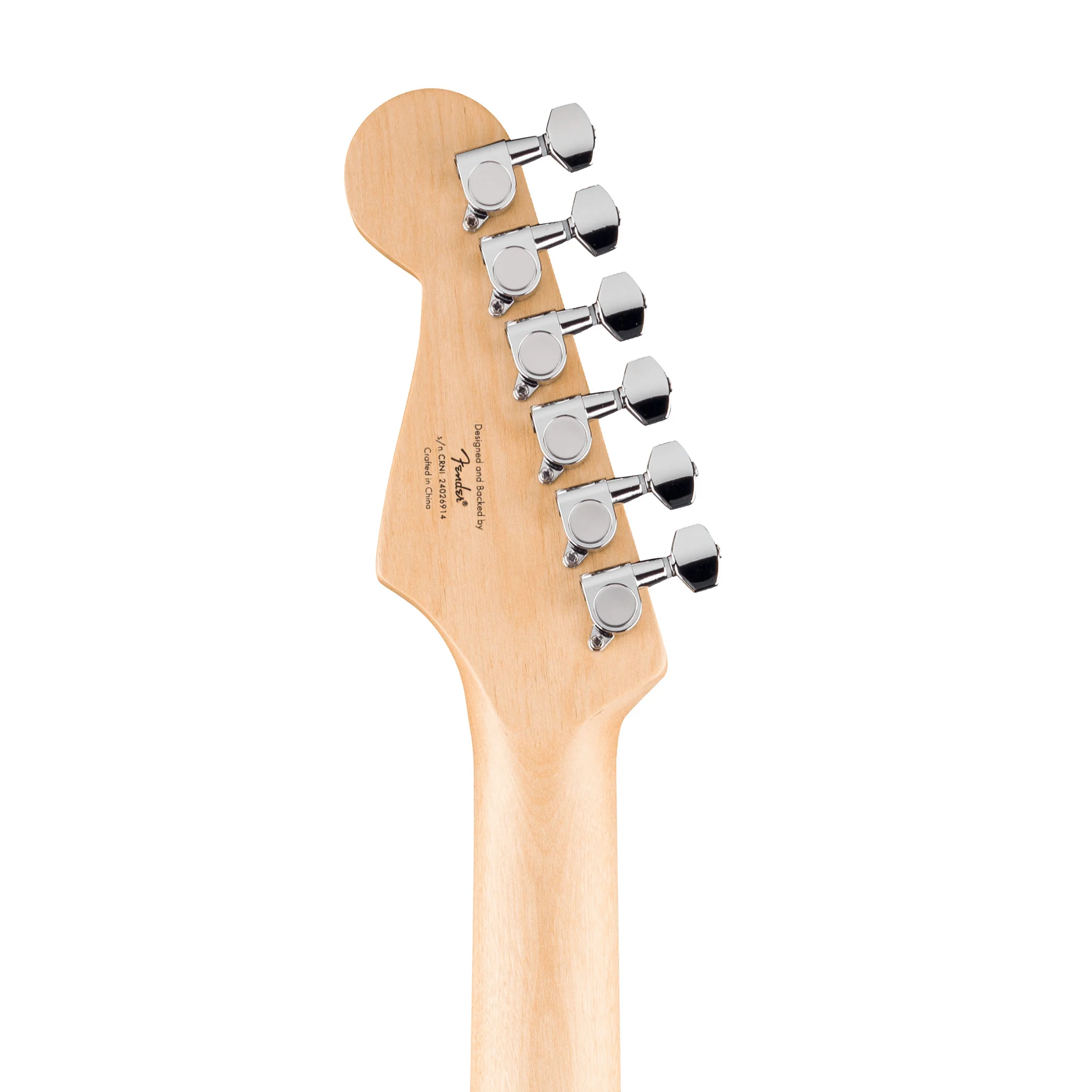 Squier Debut Series Stratocaster HT HSS Electric Guitar, Laurel FB, Black - Image 6