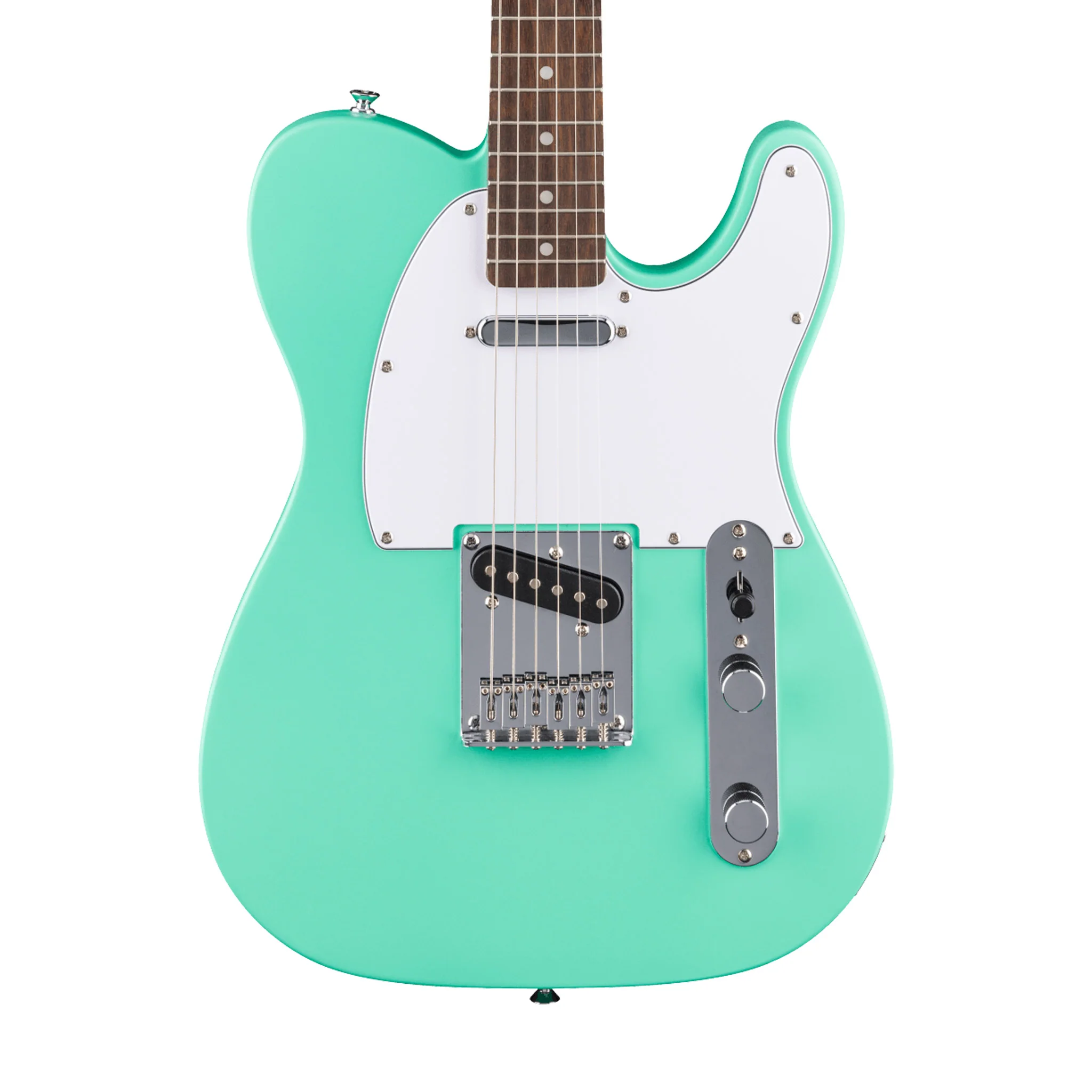 Squier Debut Series Telecaster Electric Guitar, Laurel FB, Sea Foam Green - Image 3